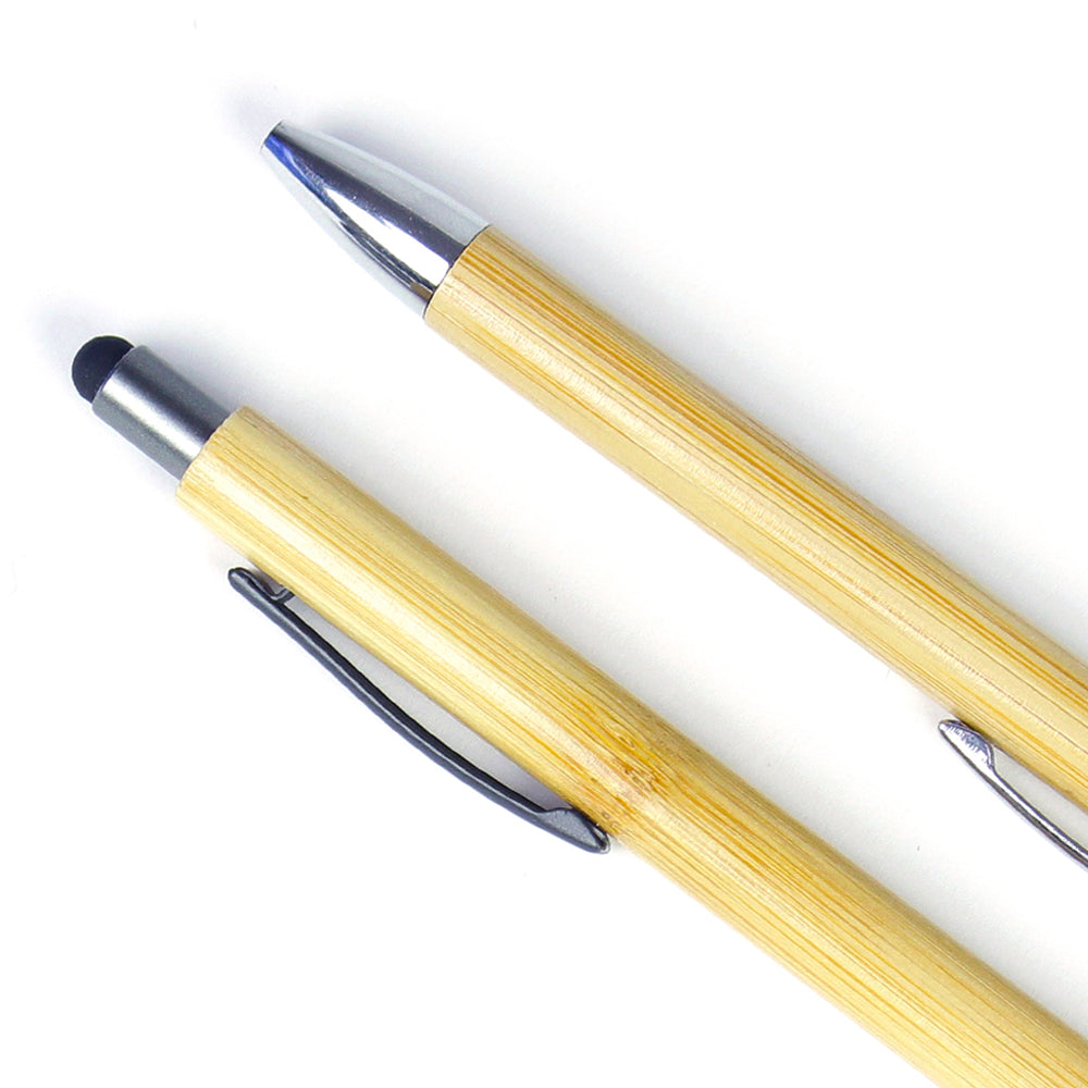Penna con touch in bamboo, sorprese per uova di pasqua, gadget