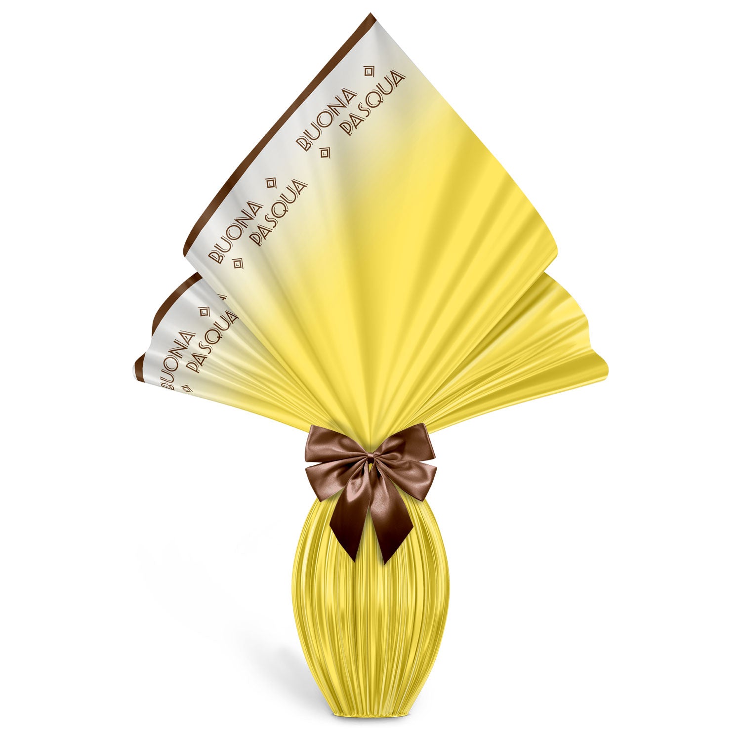 Incarto per uova di pasqua 100x100cm, Tiffany, Arancio, Giallo