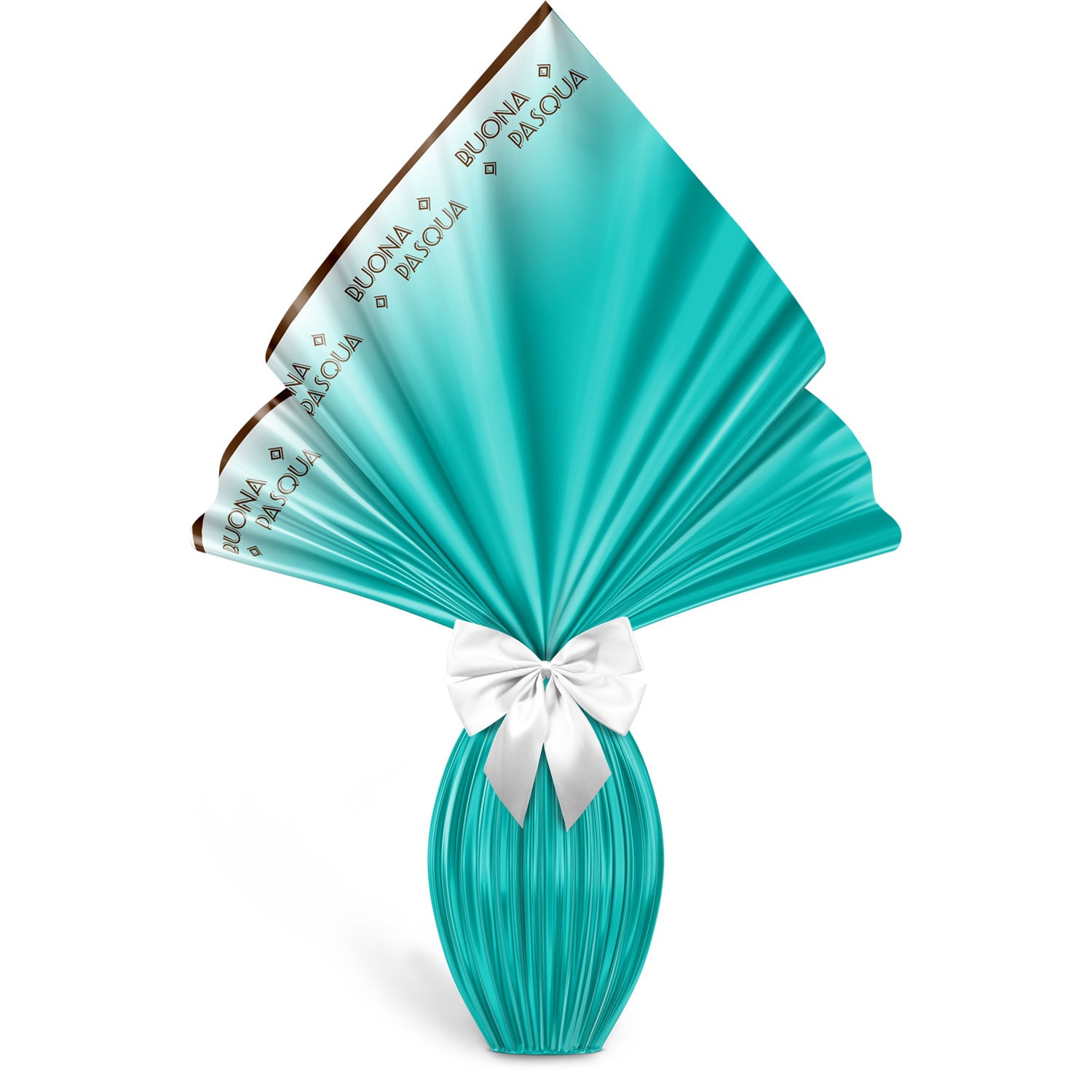 Incarto per uova di pasqua 100x100cm, Tiffany, Arancio, Giallo