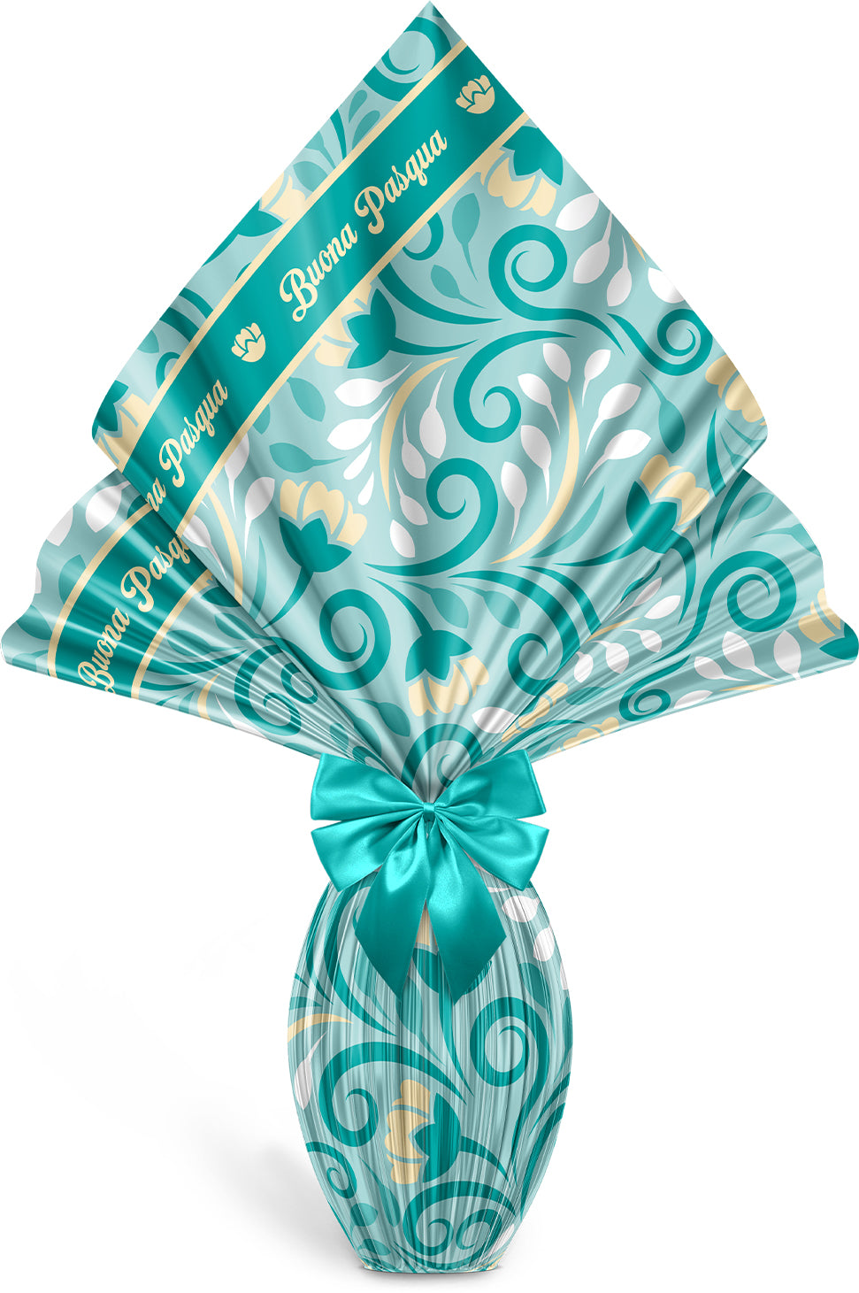 Incarto per uova di pasqua 90x90cm, fantasia Fiorata Minimal