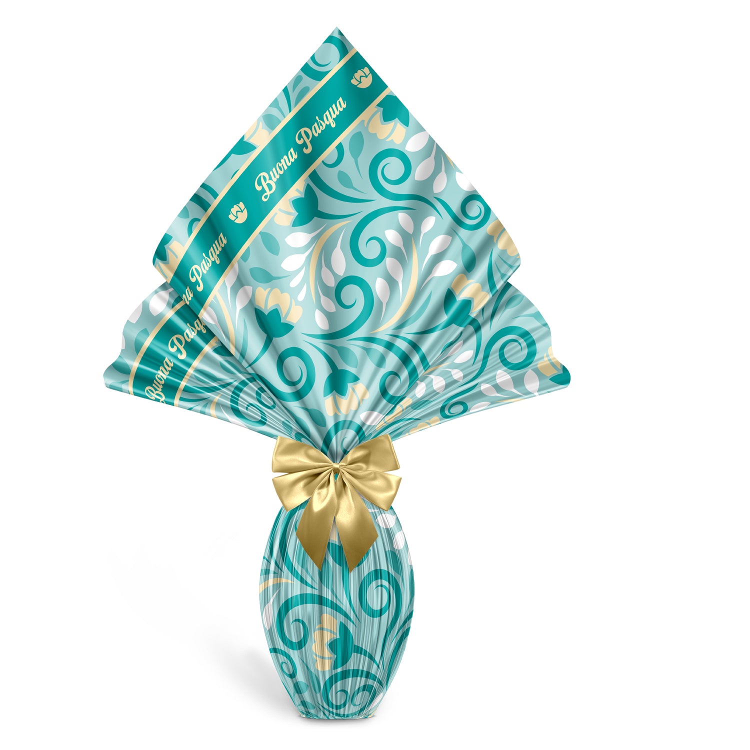 Incarto per uova di pasqua 100x100cm, fantasia Fiorata Minimal