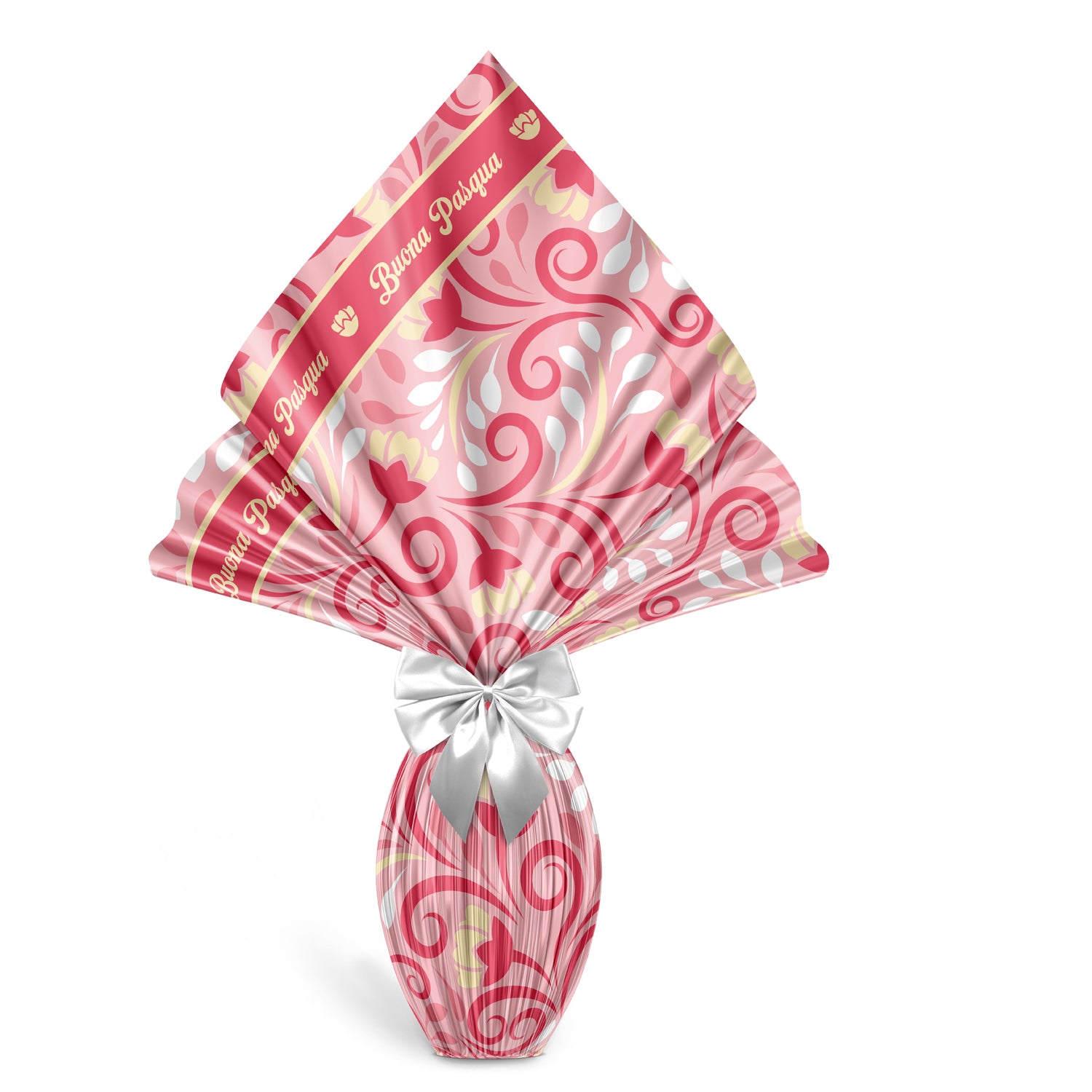 Incarto per uova di pasqua 100x100cm, fantasia Fiorata Minimal