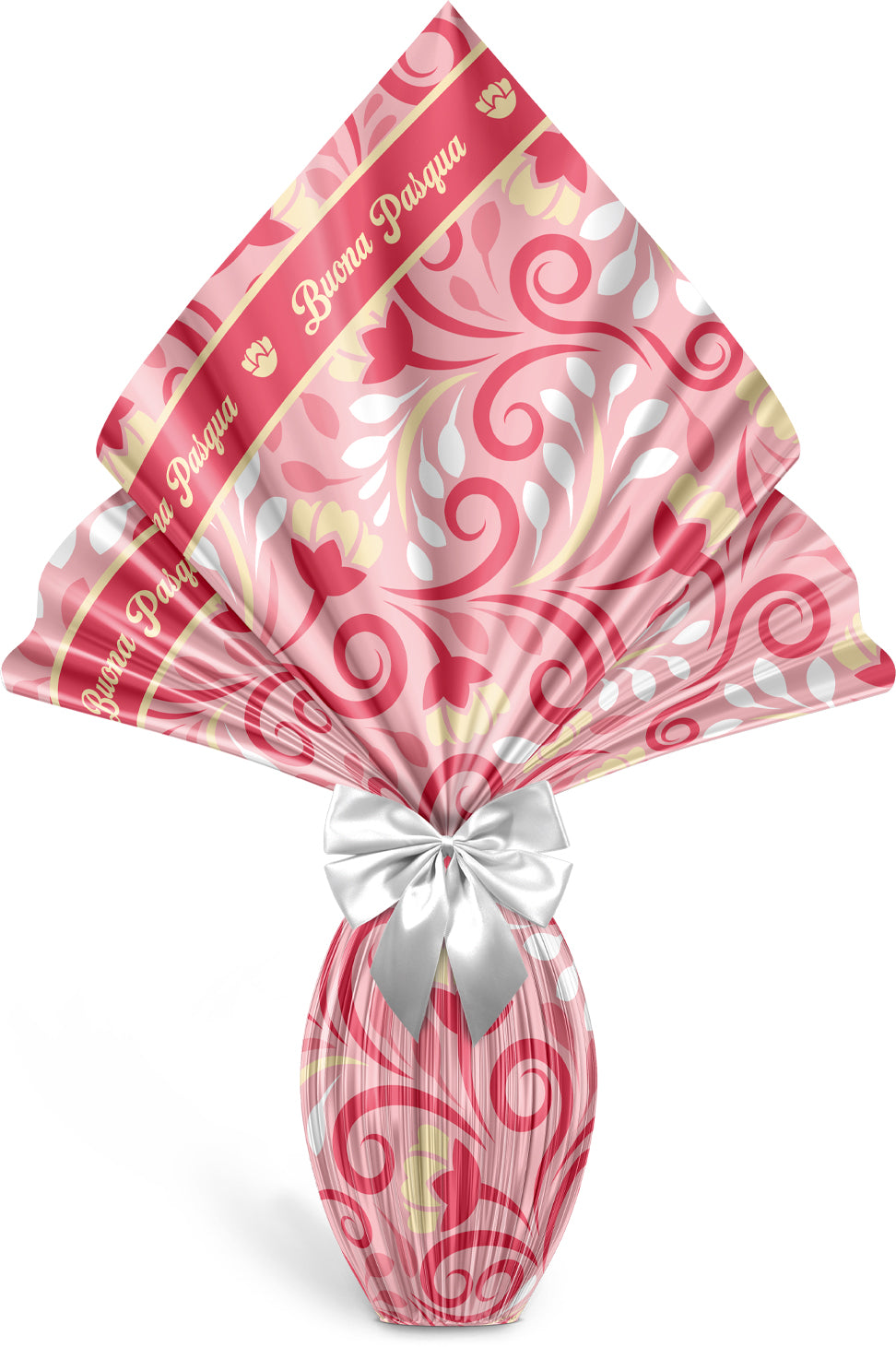 Incarto per uova di pasqua 90x90cm, fantasia Fiorata Minimal