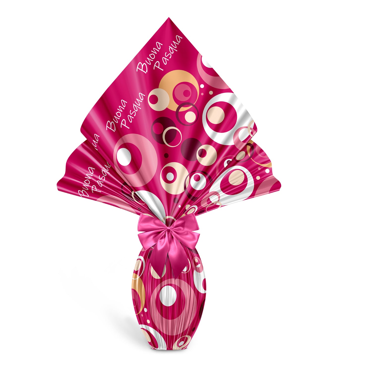 Incarto per uova di pasqua 90x90cm, fantasia Pois Minimal