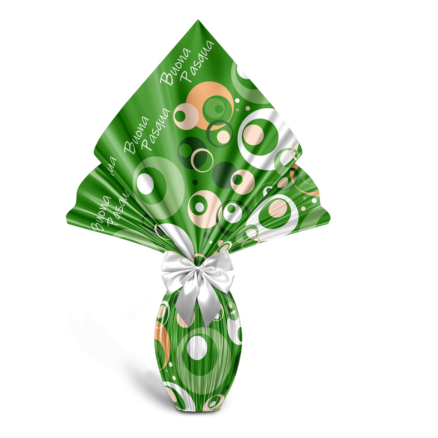 Incarto per uova di pasqua 100x100cm, fantasia Pois Minimal