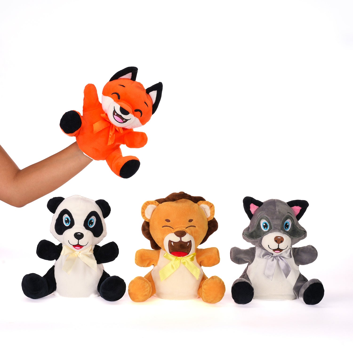 Peluche Marionette Animali della Giungla, pupazzi per pasqua, idea regalo