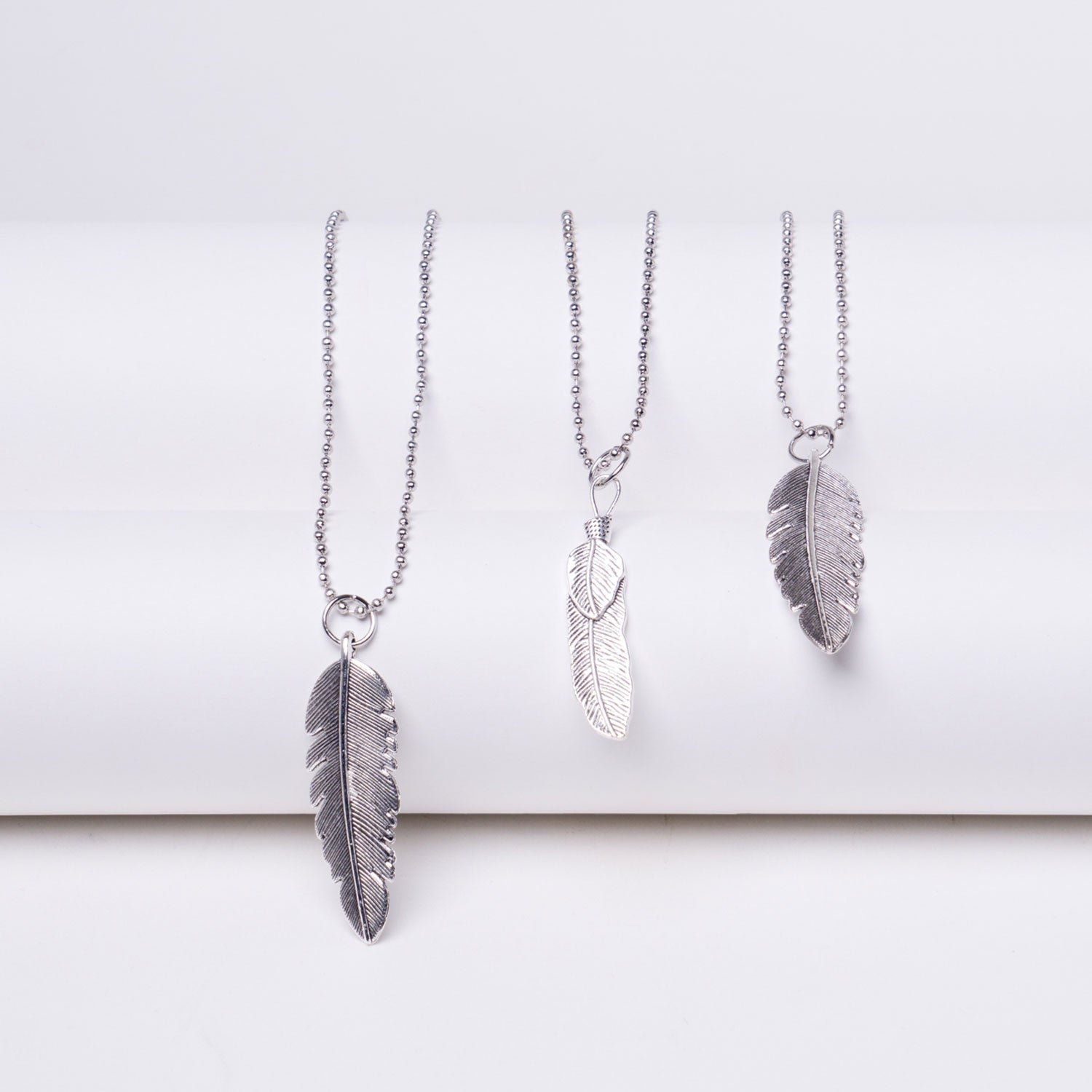 Collana Uomo con pendente piuma, sorprese per uova di pasqua, bigiotteria