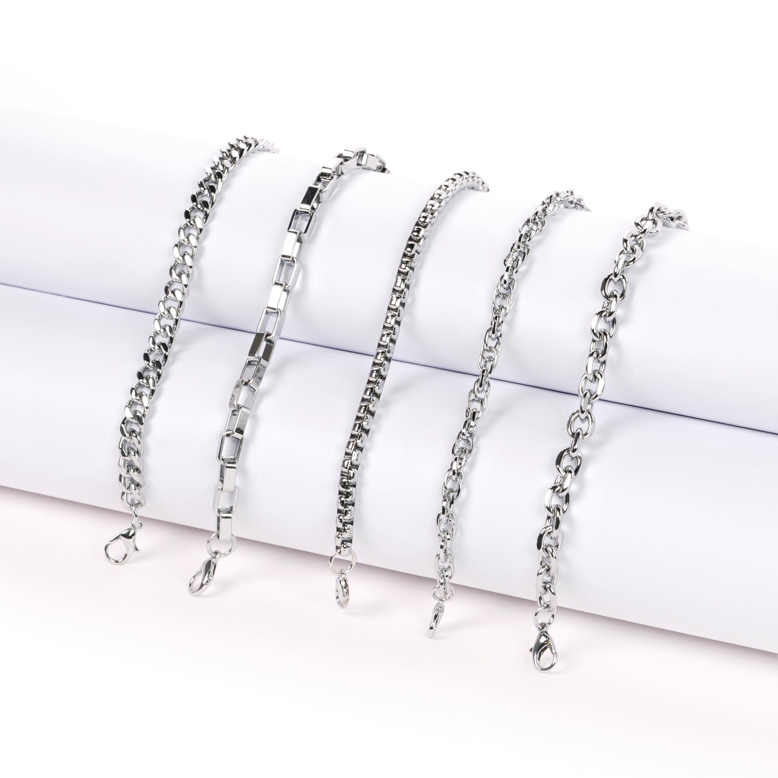 Bracciale Uomo in colore argento, sorprese per uova di pasqua, bigiotteria