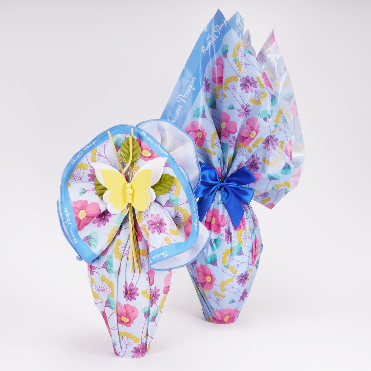 Tessuto per uova di pasqua e colombe 120cm, fantasia Floreale Carta da Zucchero