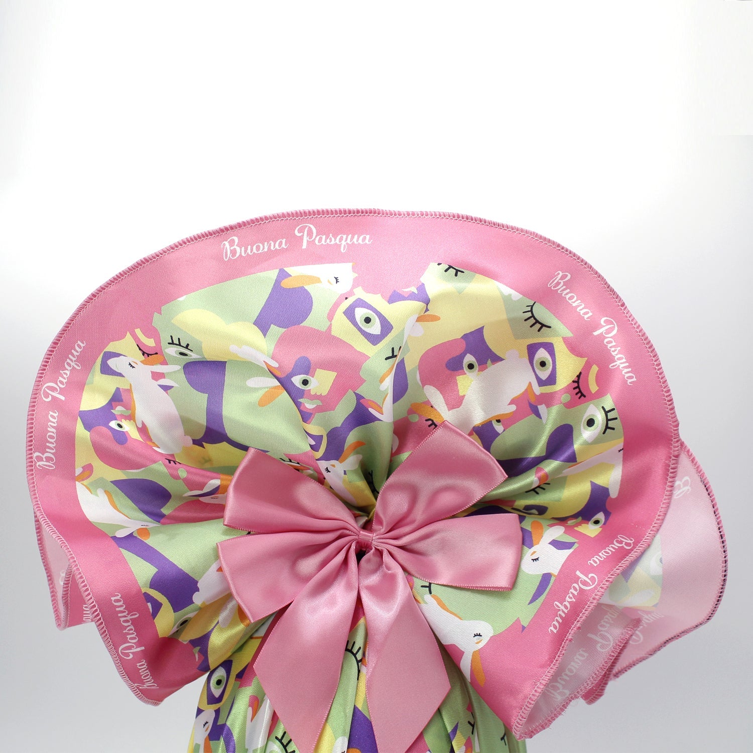 Tessuto per uova di pasqua e colombe 120cm, fantasia Moderna e Astratta Rosa