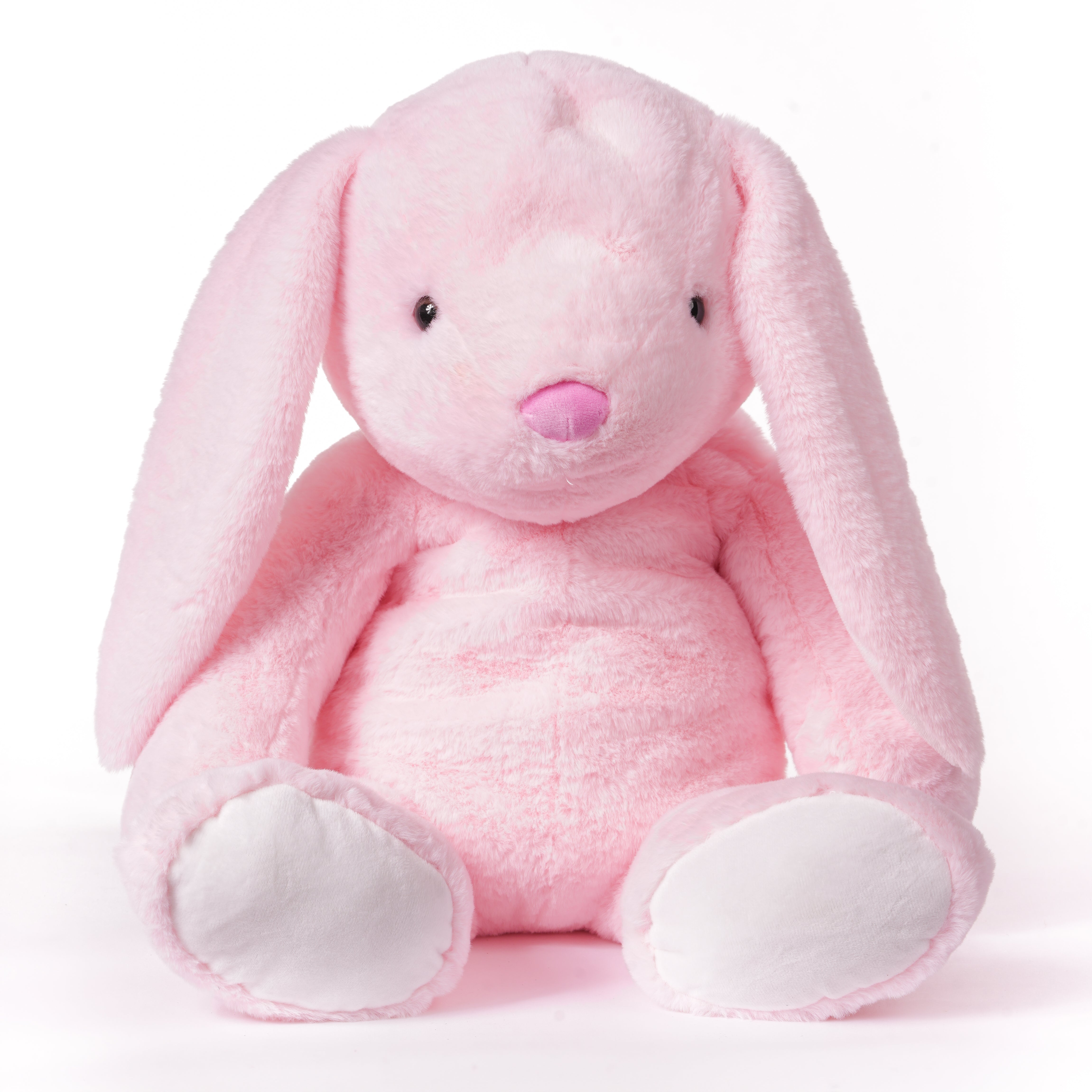 Peluche coniglio rosa da 100cm, pupazzi per pasqua, idea regalo