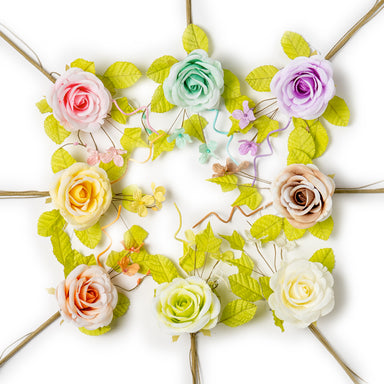 Pick Fiore Rosa Amber Queen, fiori per uova di pasqua, decorazioni pasquali, confezionamento