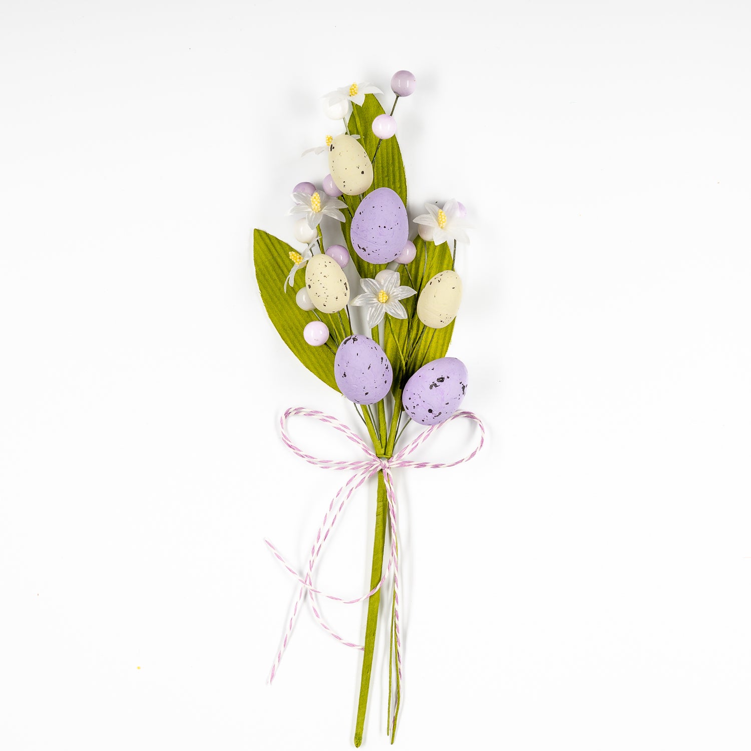 Pick Ovetti con fiorellini e perline, fiori per uova di pasqua, decorazioni pasquali, confezionamento