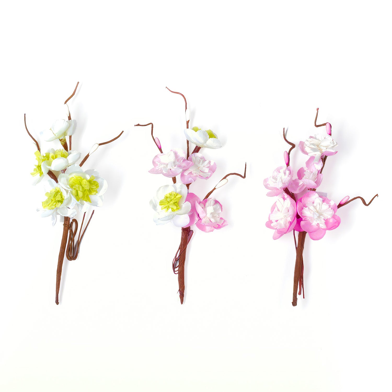 Pick Fiore di Pesco naturale piccolo, fiori per uova di pasqua, decorazioni pasquali, confezionamento