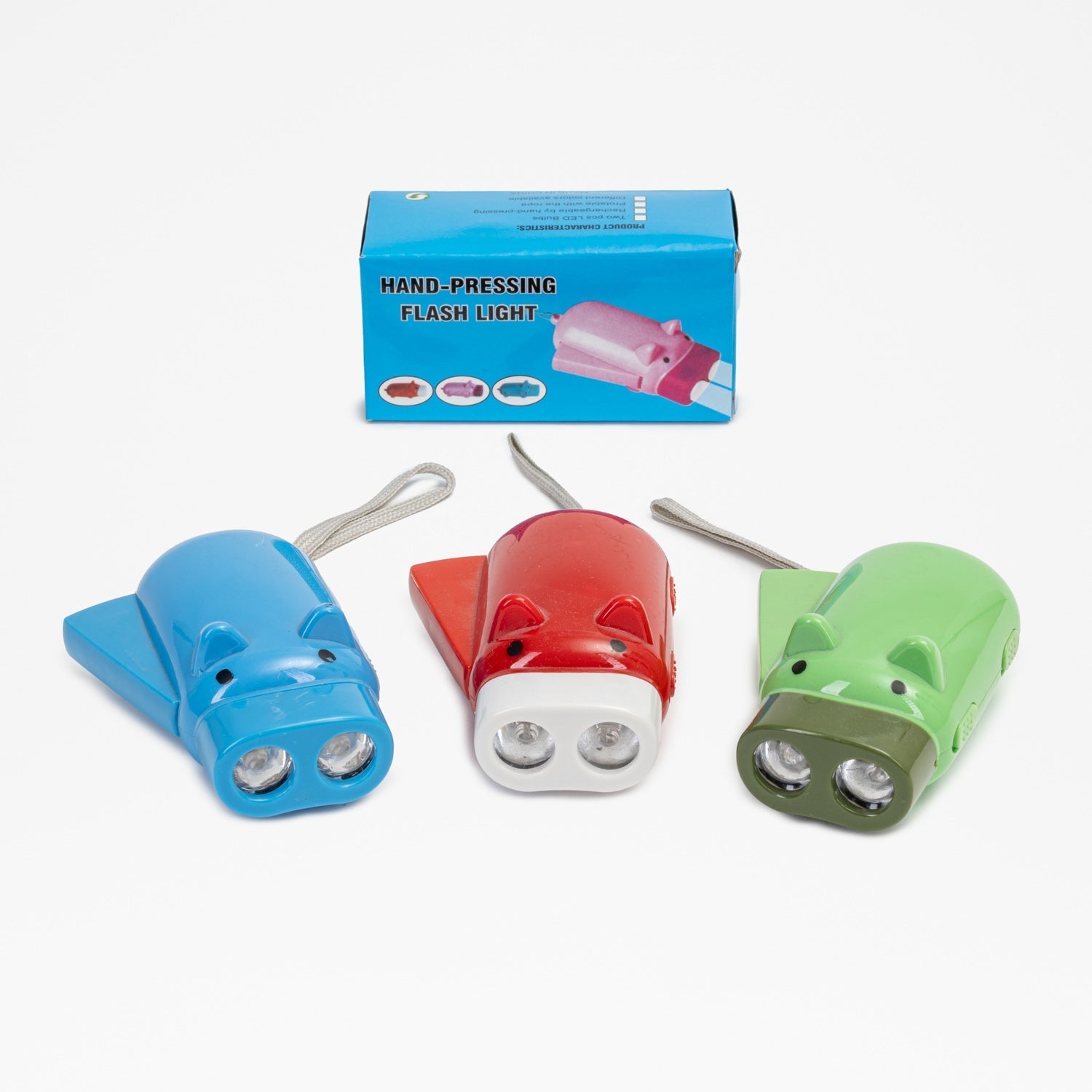Torcia dinamo doppio led,  sorprese per uova di pasqua, gadget
