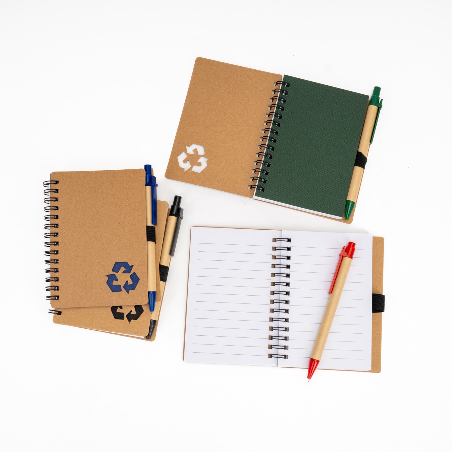 Block Notes in carta riciclata con penna, sorprese per uova di pasqua, gadget