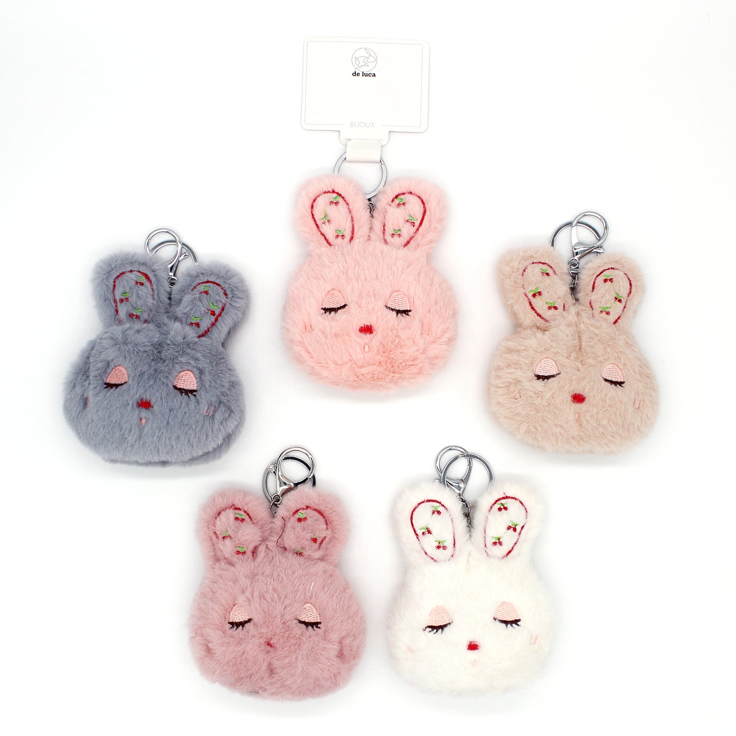 Portachiavi coniglio in peluche, sorprese per uova di pasqua, bigiotteria