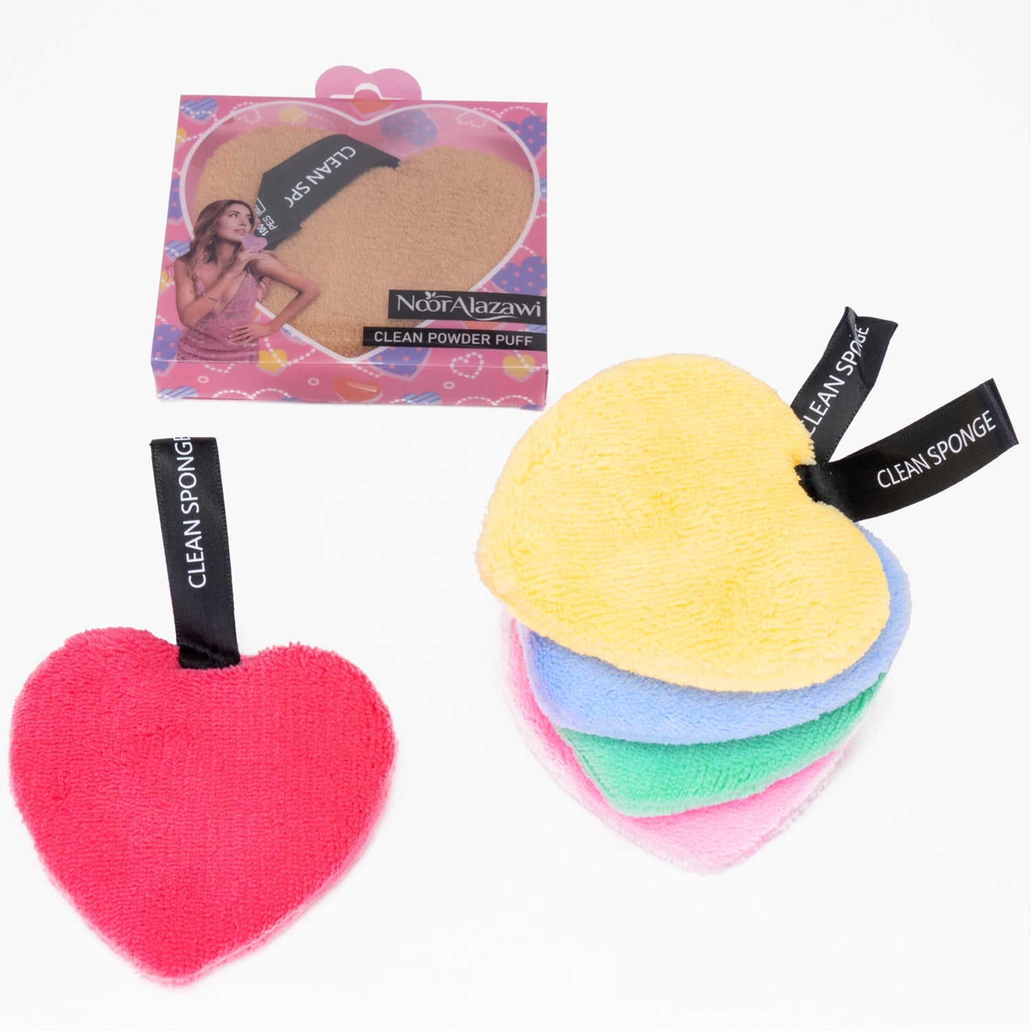 Spugna struccante a forma di Cuore, sorprese per uova di pasqua, makeup