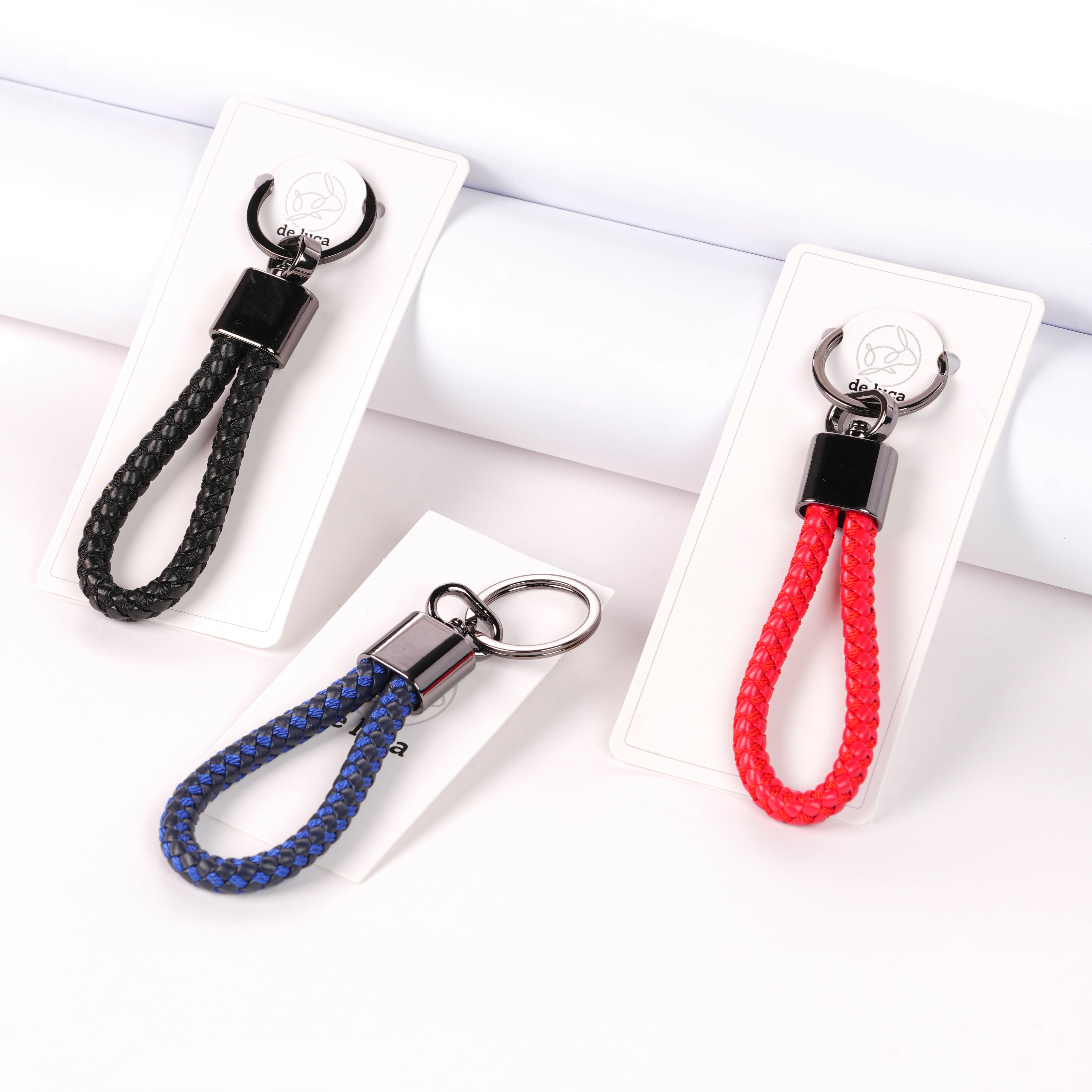 Portachiave Uomo Elegante intrecciato, sorprese per uova di pasqua, bigiotteria