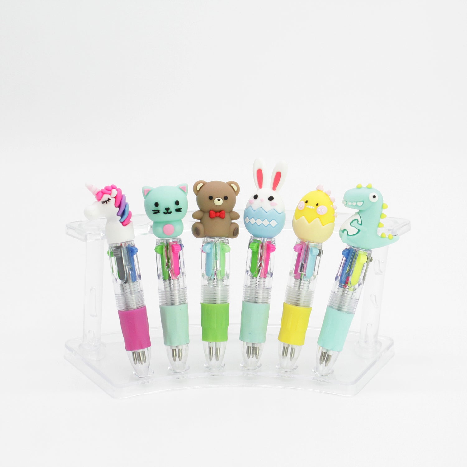 Mini Penna 4 colori con simpatici Animali, sorprese per uova di pasqua, gadget