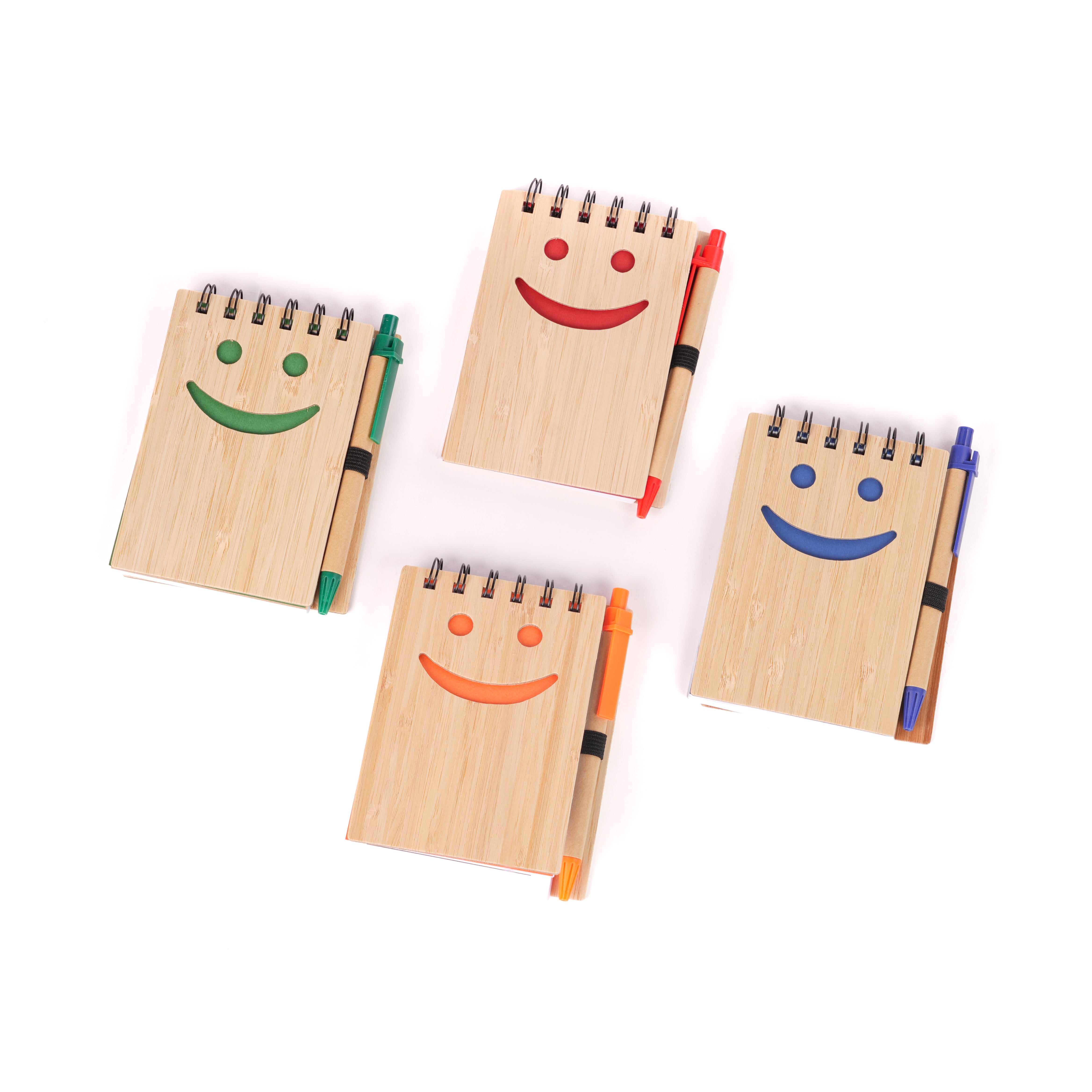 Agenda bio in legno con penna, sorprese per uova di pasqua, gadget