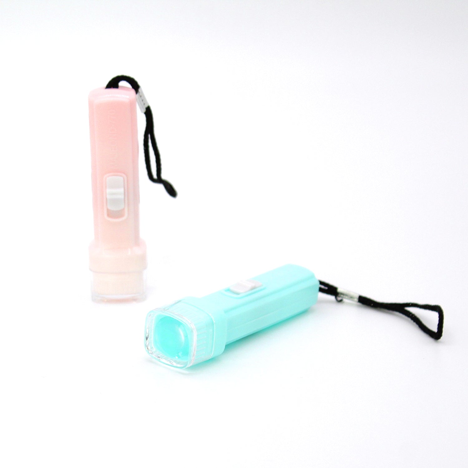 Torcia colore pastello con laccio, led luce bianca , sorprese per uova di pasqua, gadget