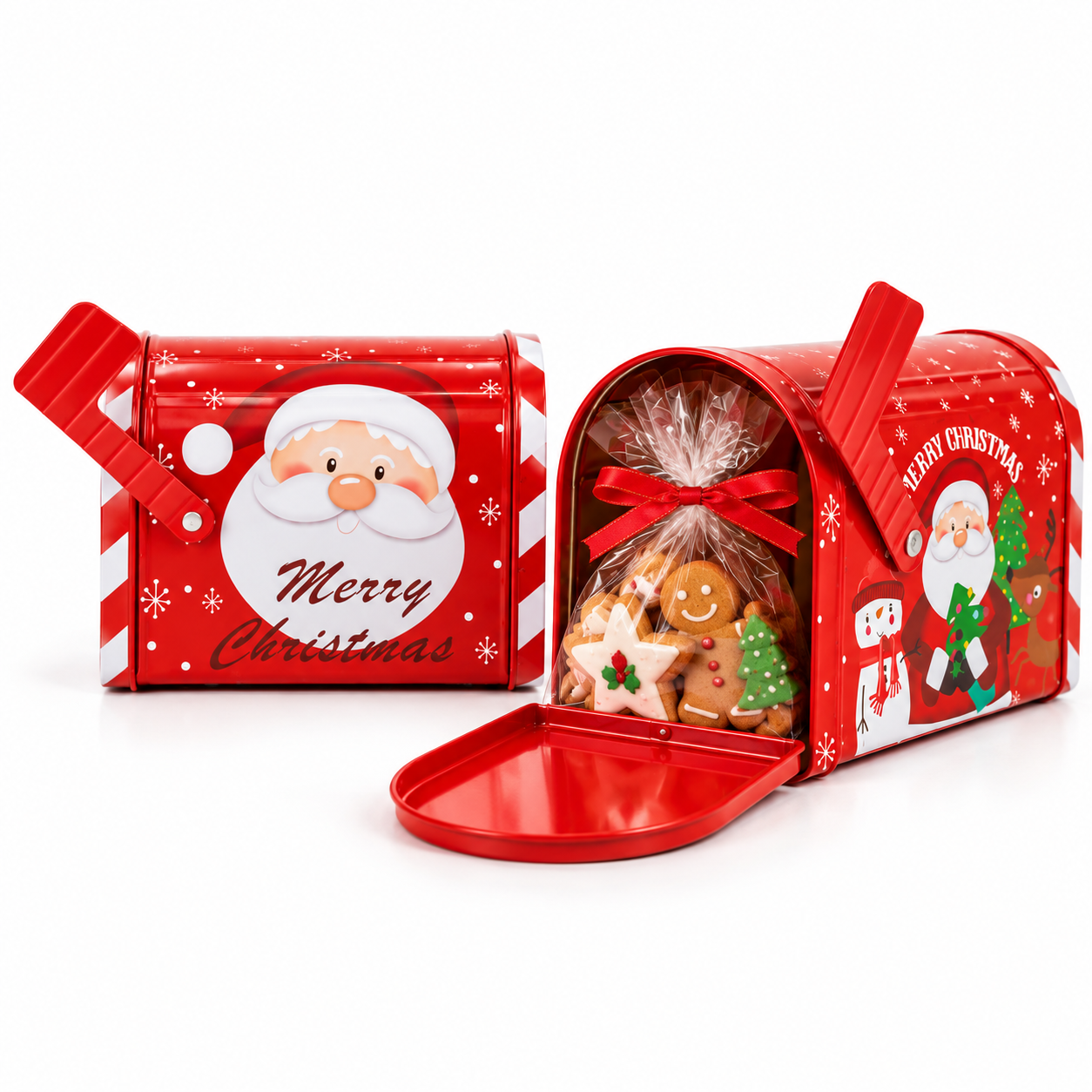Cassetta postale porta candy in latta, 13x8x10CM