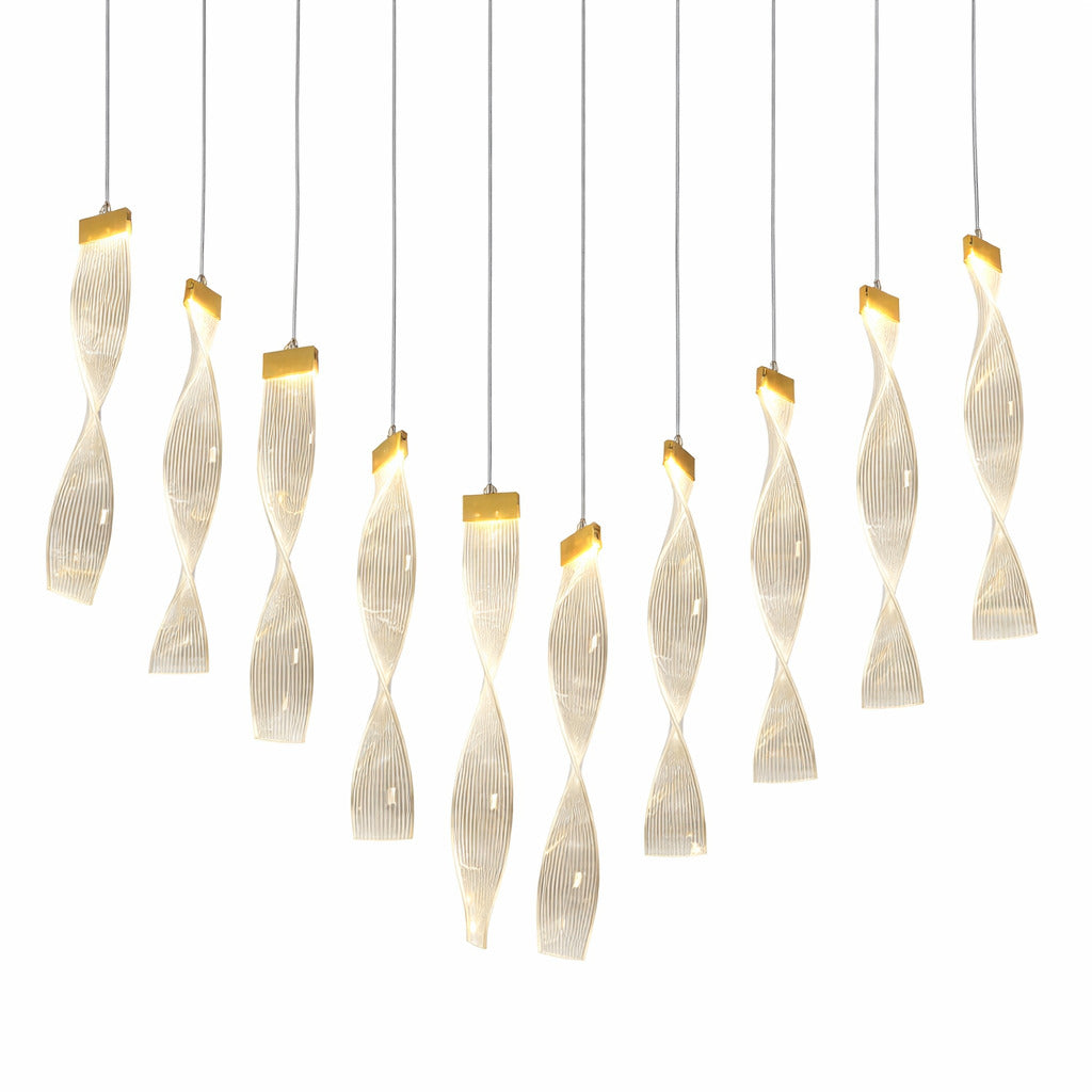 Set da 10 pendenti luminosi, allestimento eventi, addobbo albero