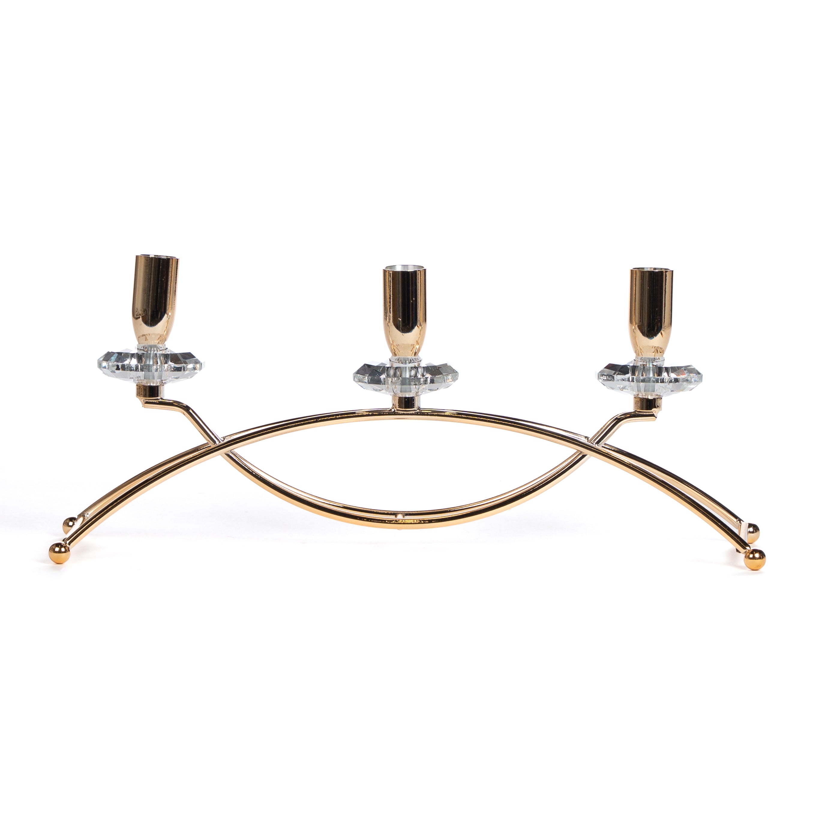 Candelabro diamond a 3 Fiamme, composizioni floreali,allestimento eventi