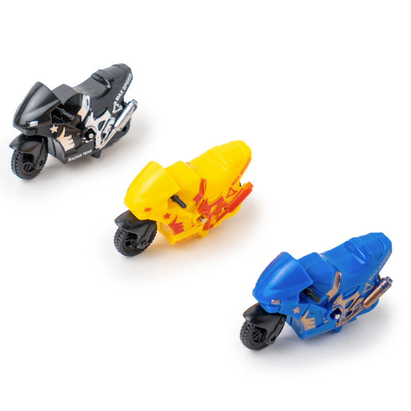 Moto a frizione, sorprese per uova di pasqua, gadget