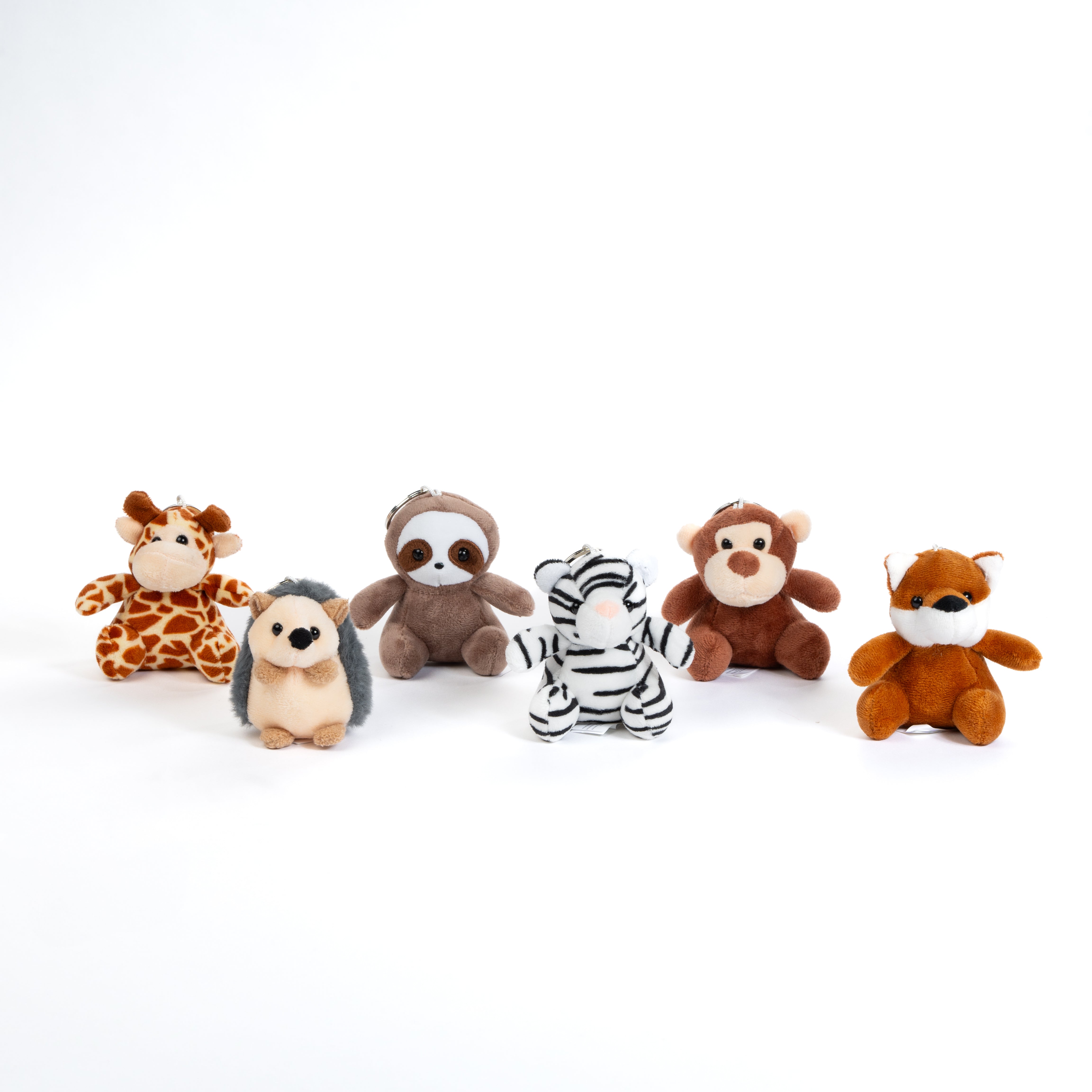 Portachiave peluche animali della foresta, sorprese per uova di pasqua,gadget