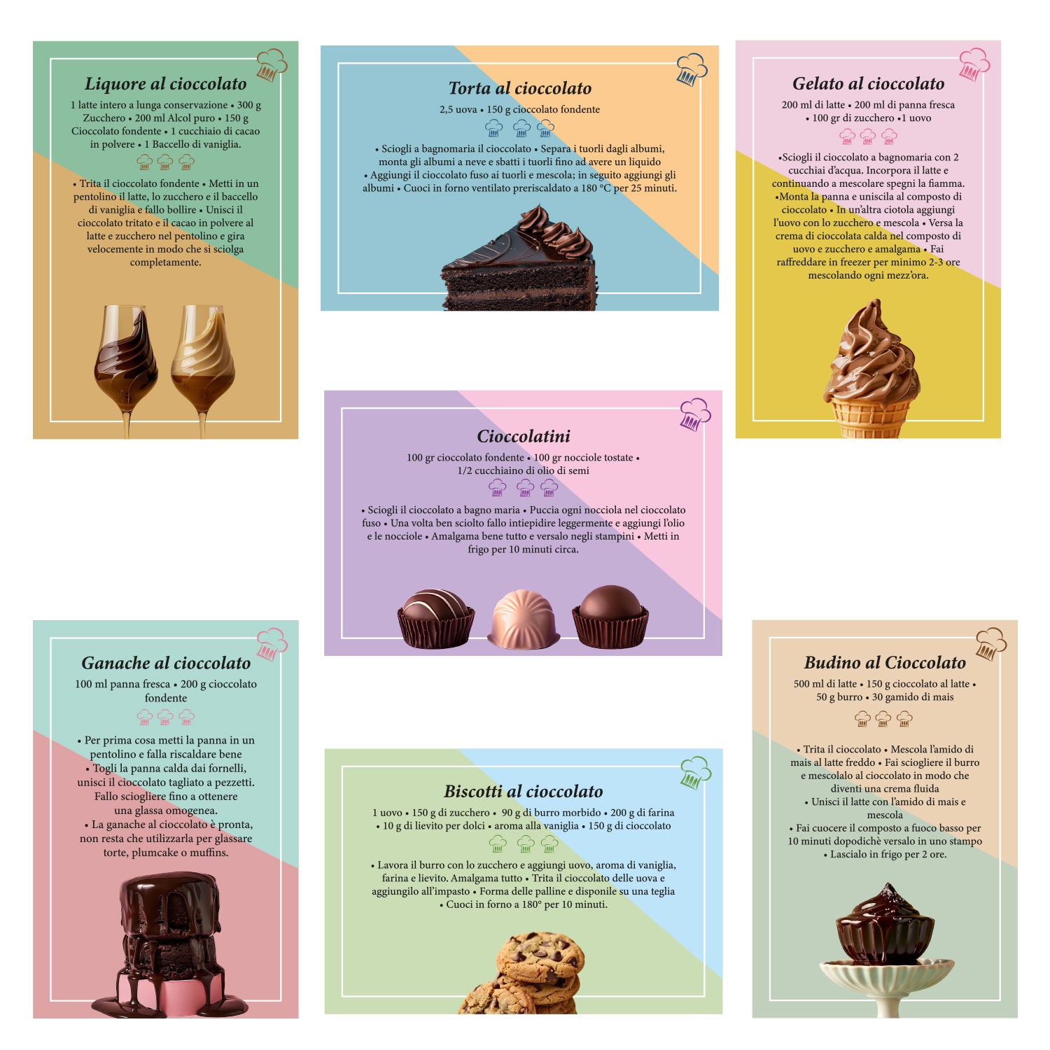 Calamita Ricette al cioccolato, sorprese per uova di pasqua, gadget