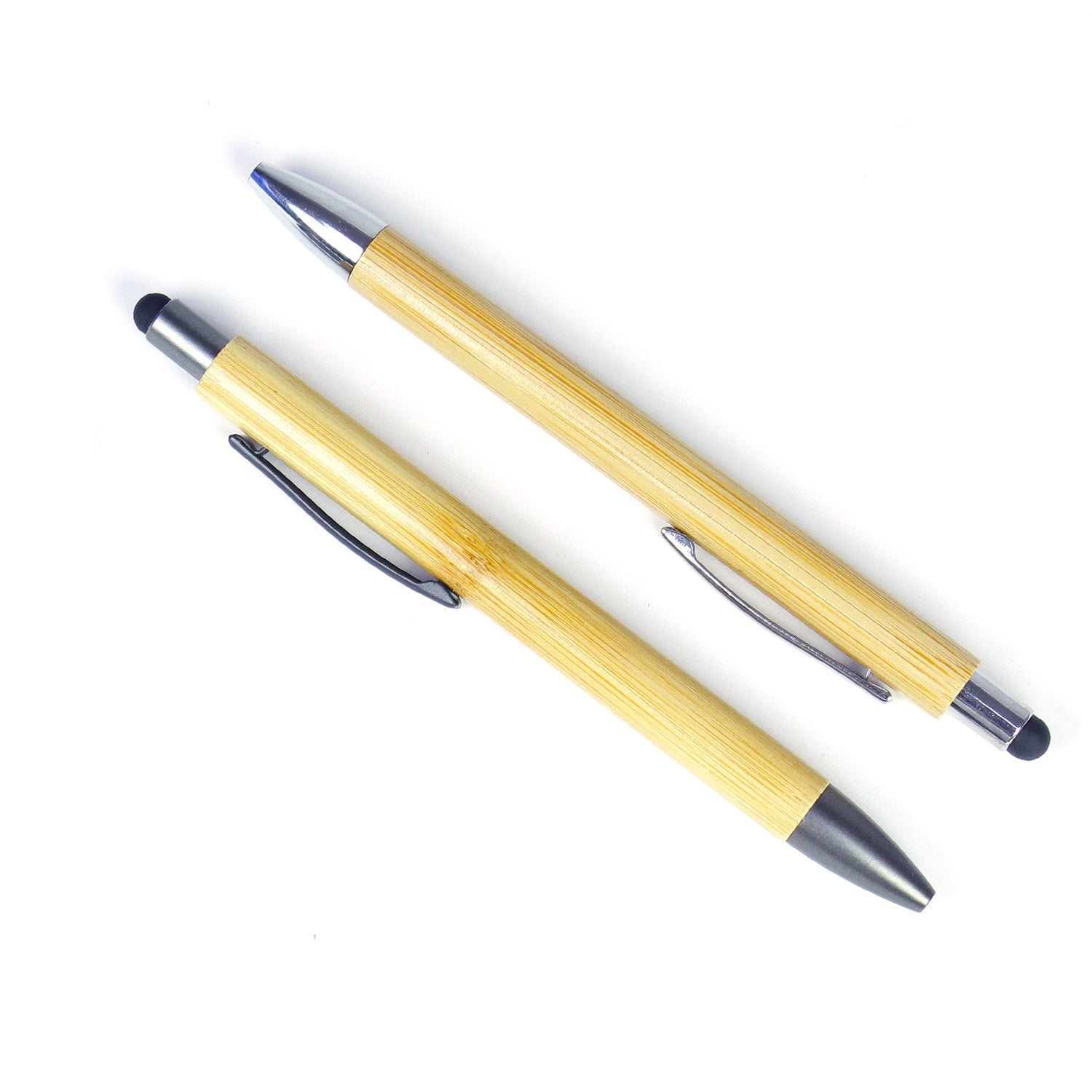Penna con touch in bamboo, sorprese per uova di pasqua, gadget