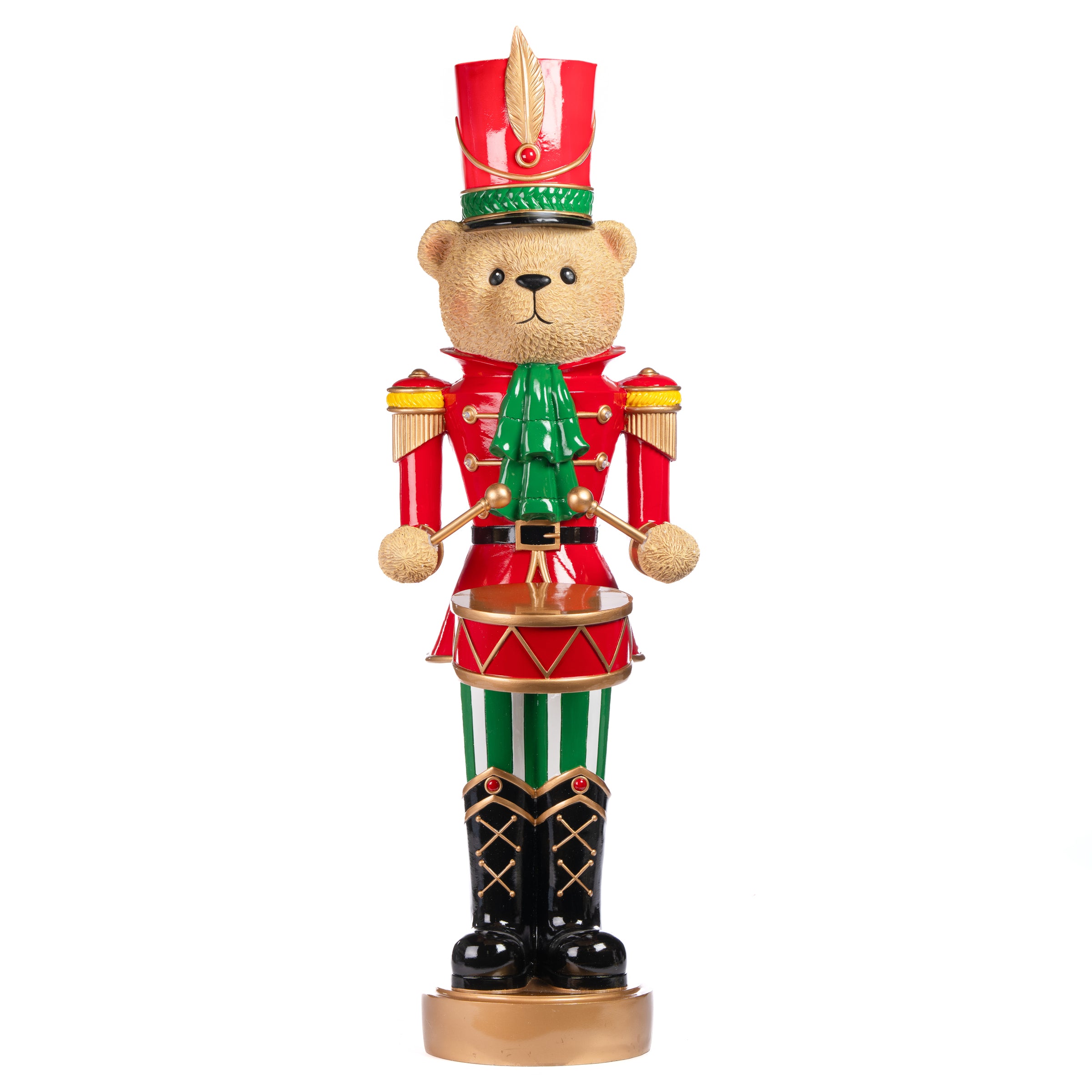 Schiaccianoci teddy con tamburello