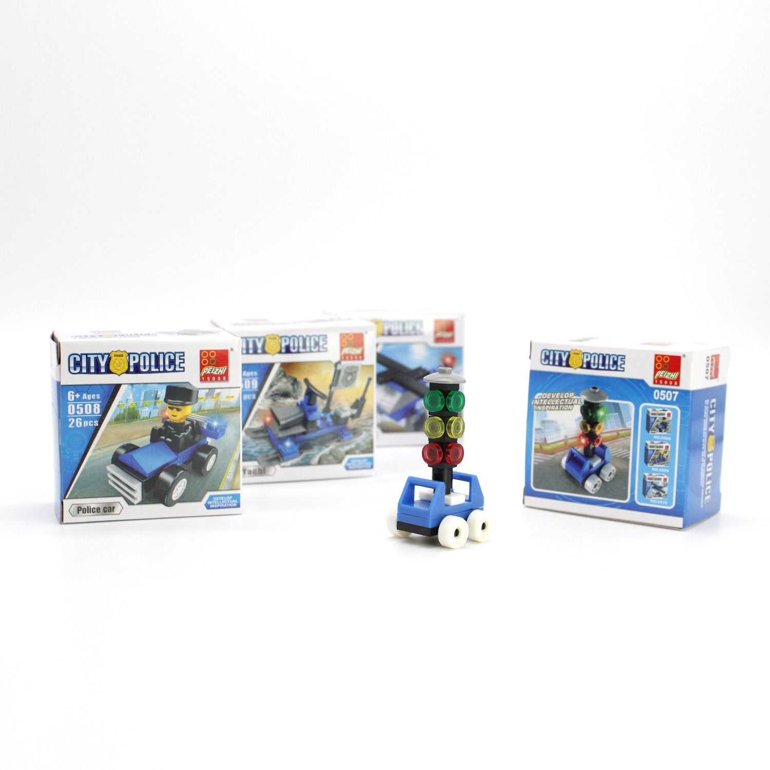 Costruzioni Gioco City Police, sorprese per uova di pasqua, gadget