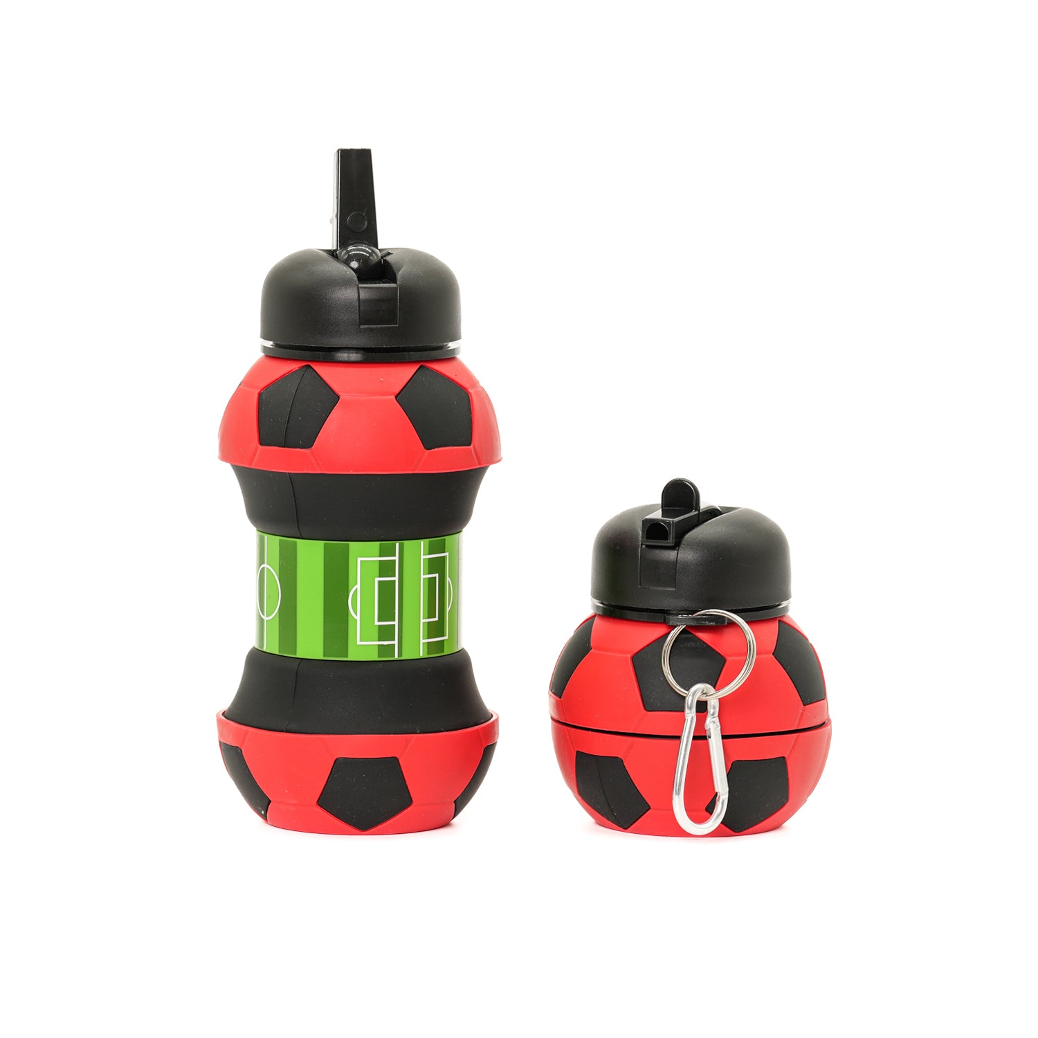 Borraccia sportiva da 550ml,rosso e nero , gadget, sport, idea regalo