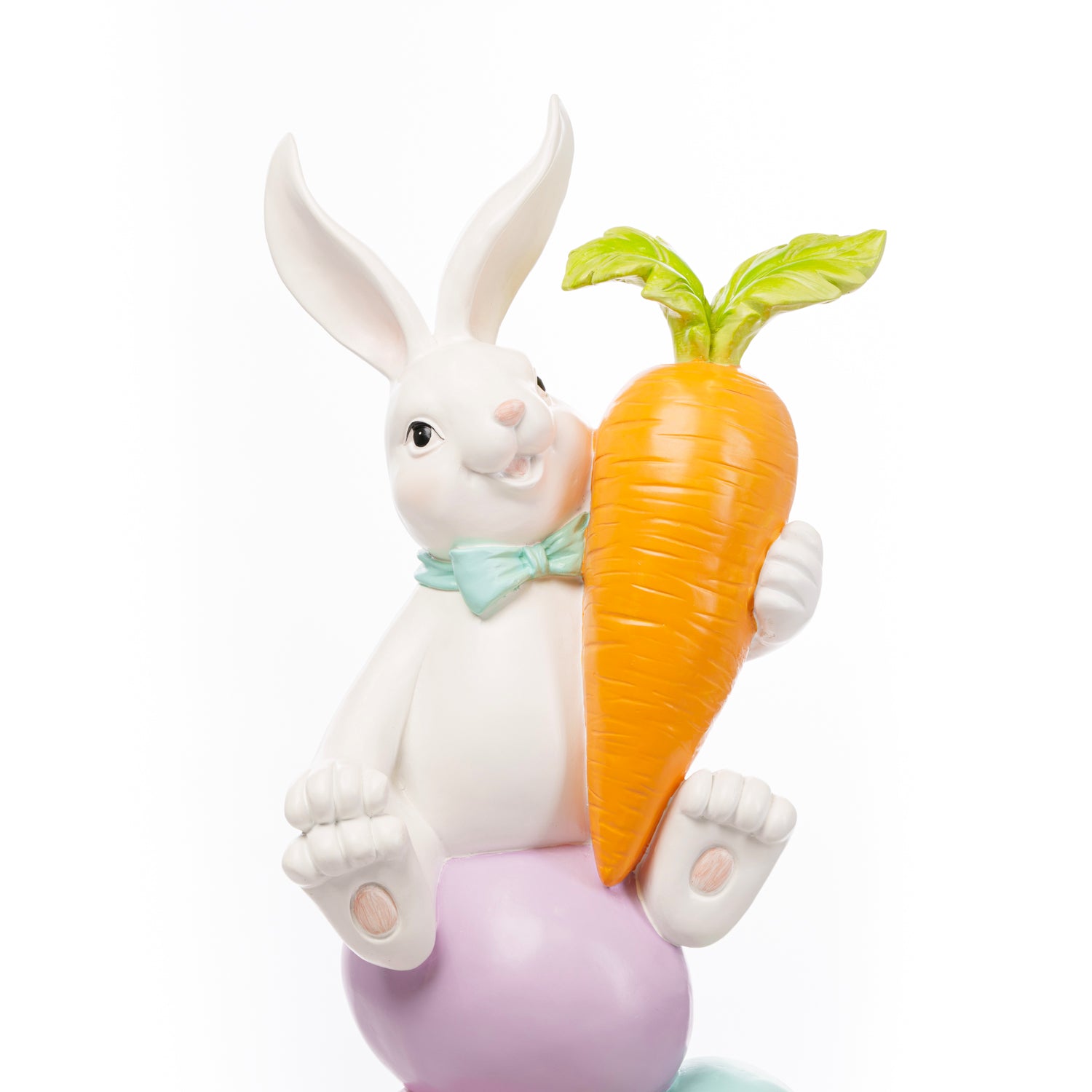 Coniglio di Pasqua su Uova colorate da 92cm, decorazione per pasqua, allestimento