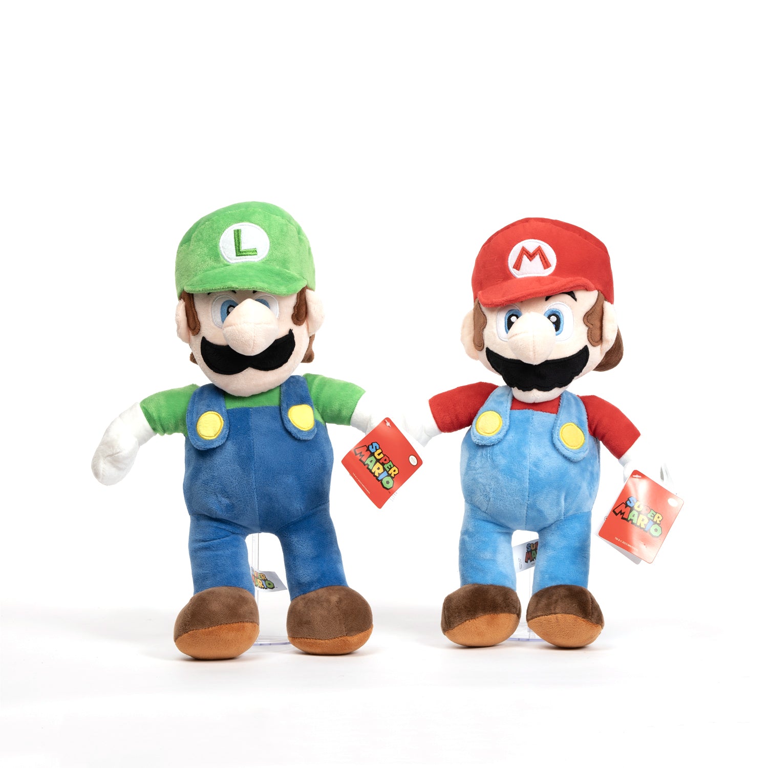 Peluche Mario Bros e Luigi 40cm, pupazzi, idea regalo — De Luca