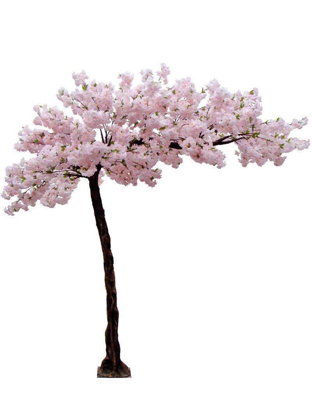 Albero di pesco gigante con foglie rosa, H.320CM