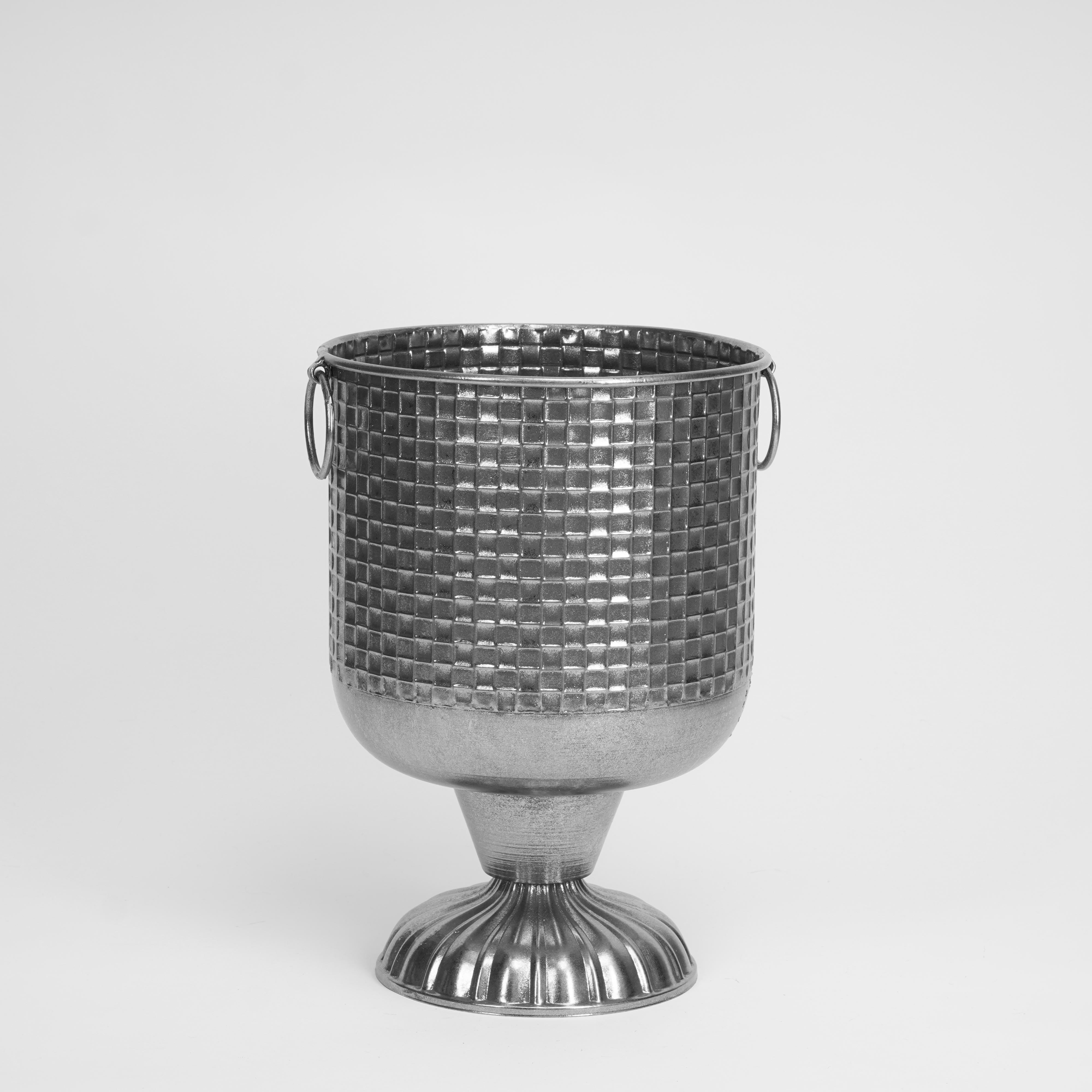 Vaso Coppa Argento retrò 25X25X27CM