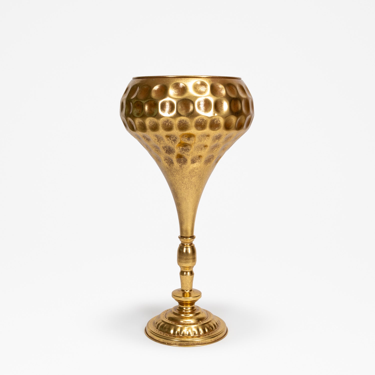 Vaso Martellato Oro retrò 33X33X64CM