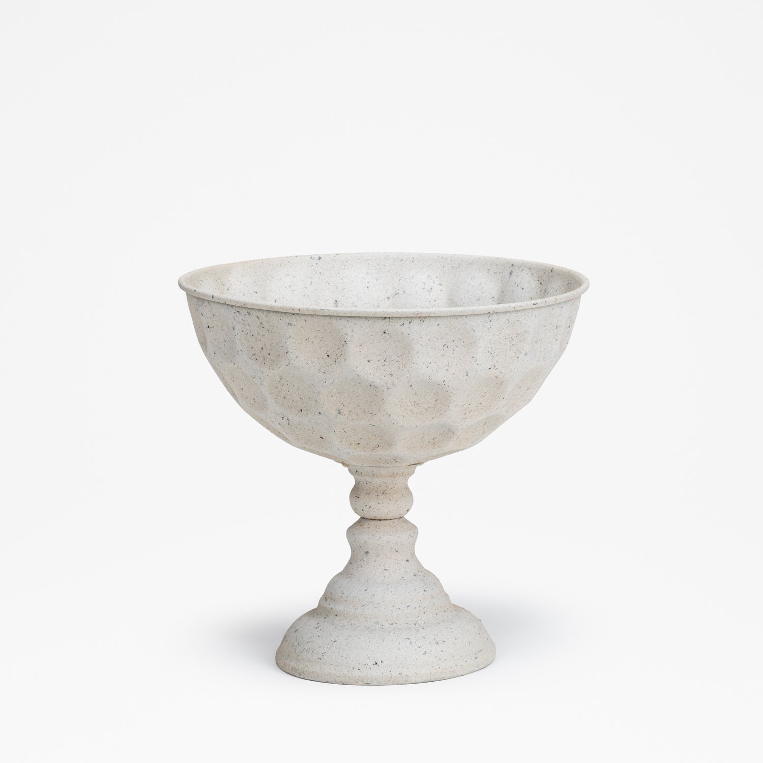 Vaso Martellato Bianco retrò 26X26X25CM