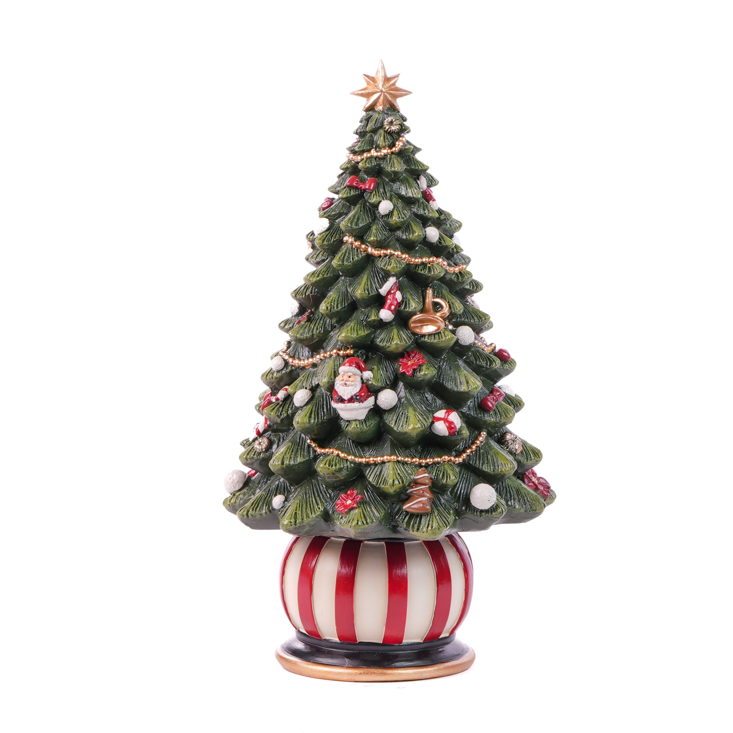Carillon Albero di Natale con base sfera natalizia