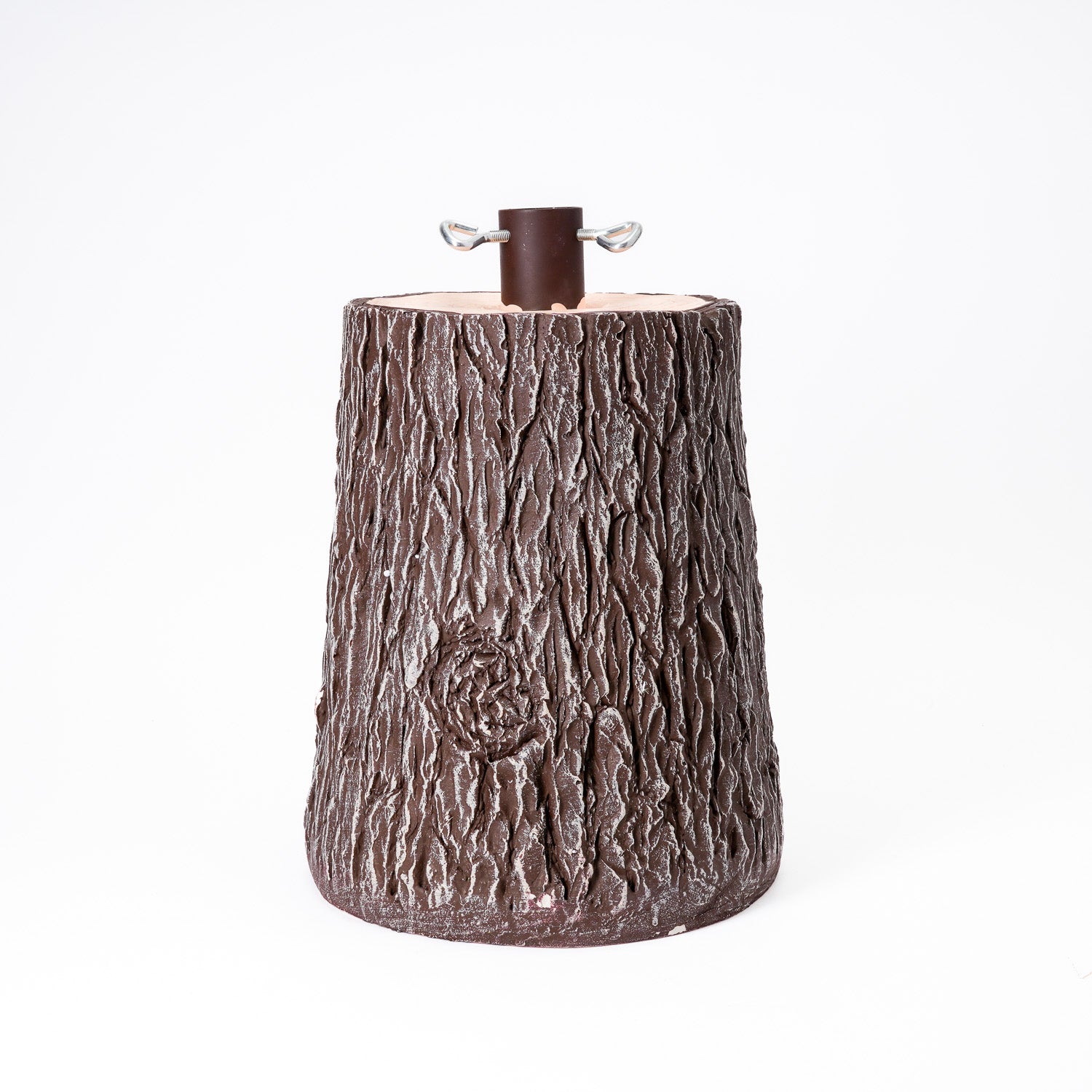 Base effetto tronco naturale per albero, H.45.5CM