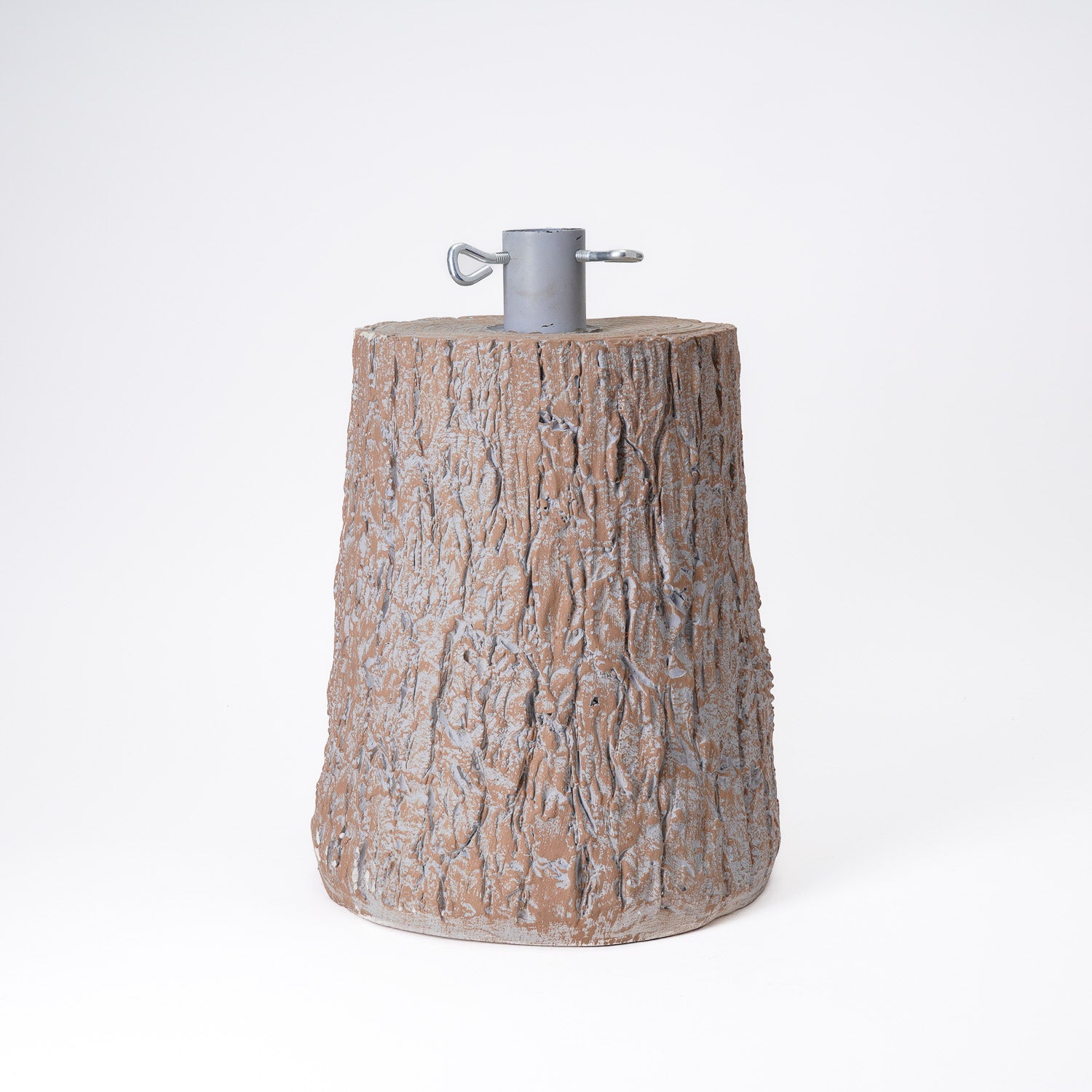 Base effetto tronco innevato per albero, H.45.5CM