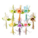 Pick Fiore Rosa Isabel,  fiori per uova di pasqua, decorazioni pasquali, confezionamento
