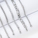 Bracciale elegante Uomo in colore argento, sorprese per uova di pasqua, bigiotteria