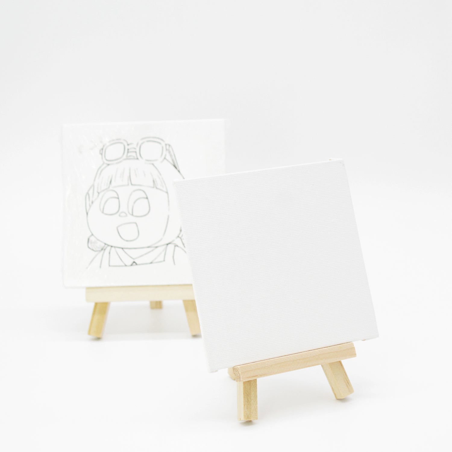 Mini set tela con cavalletto, sorprese per uova di pasqua, gadget