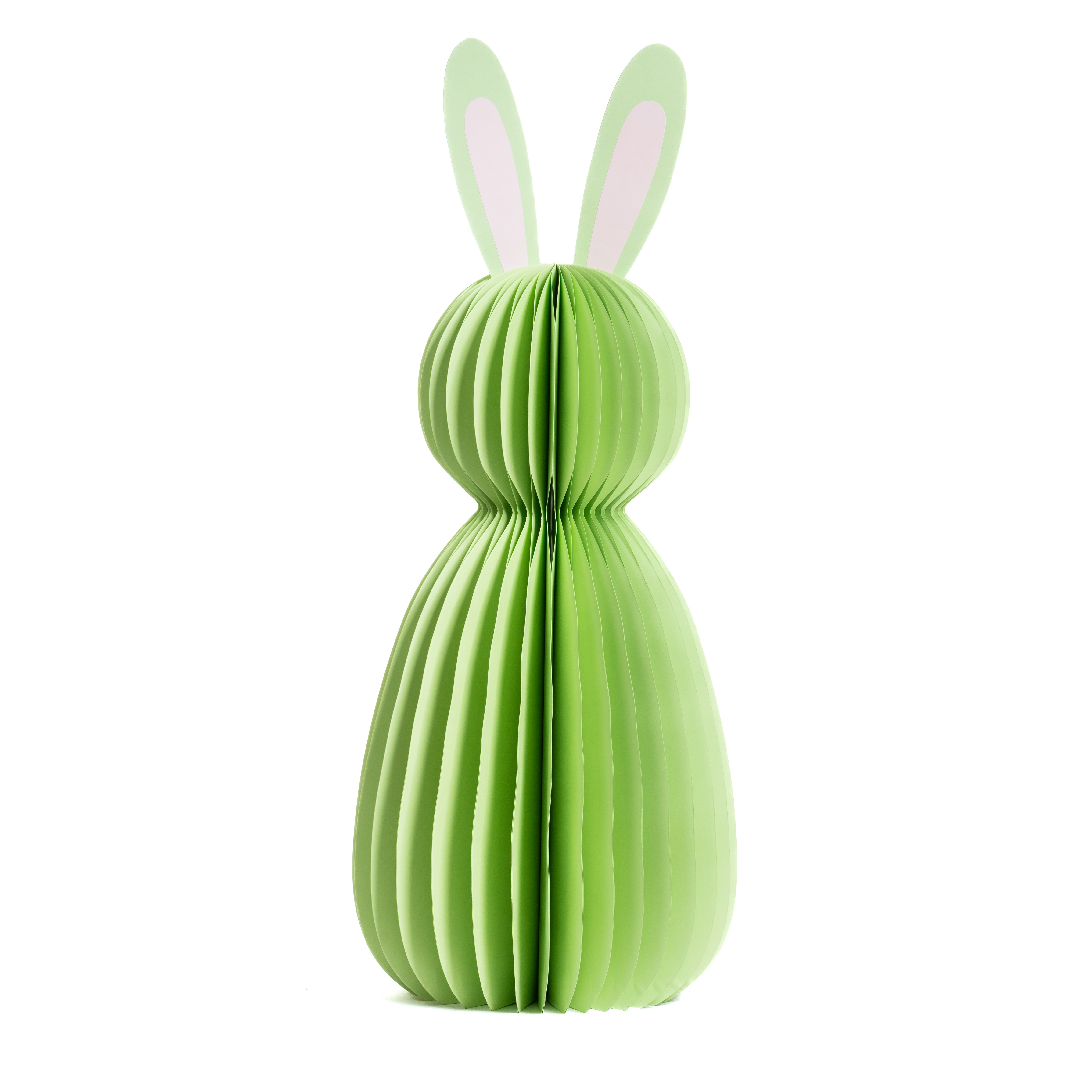 Decorazione coniglio in carta da 90CM, Verde