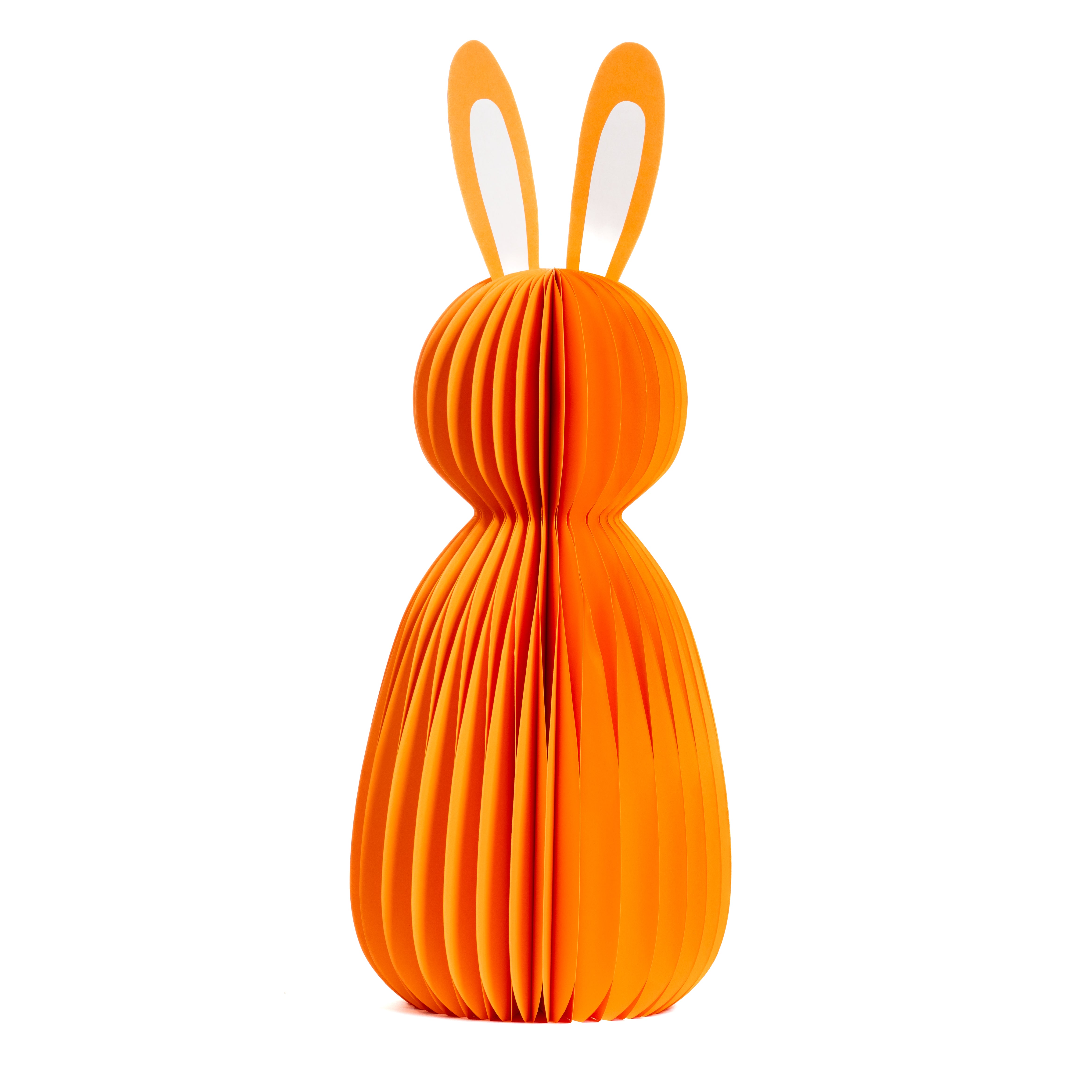 Decorazione coniglio in carta da 60CM, Arancione